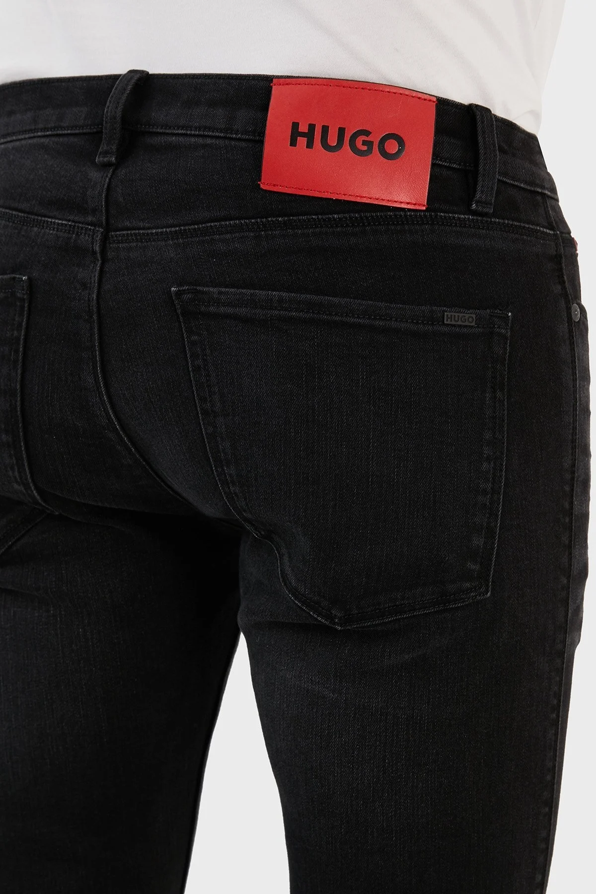 Hugo Pamuklu Normal Bel Extra Slim Fit Jeans Erkek Kot Pantolon 50484358 015 SİYAH - 7