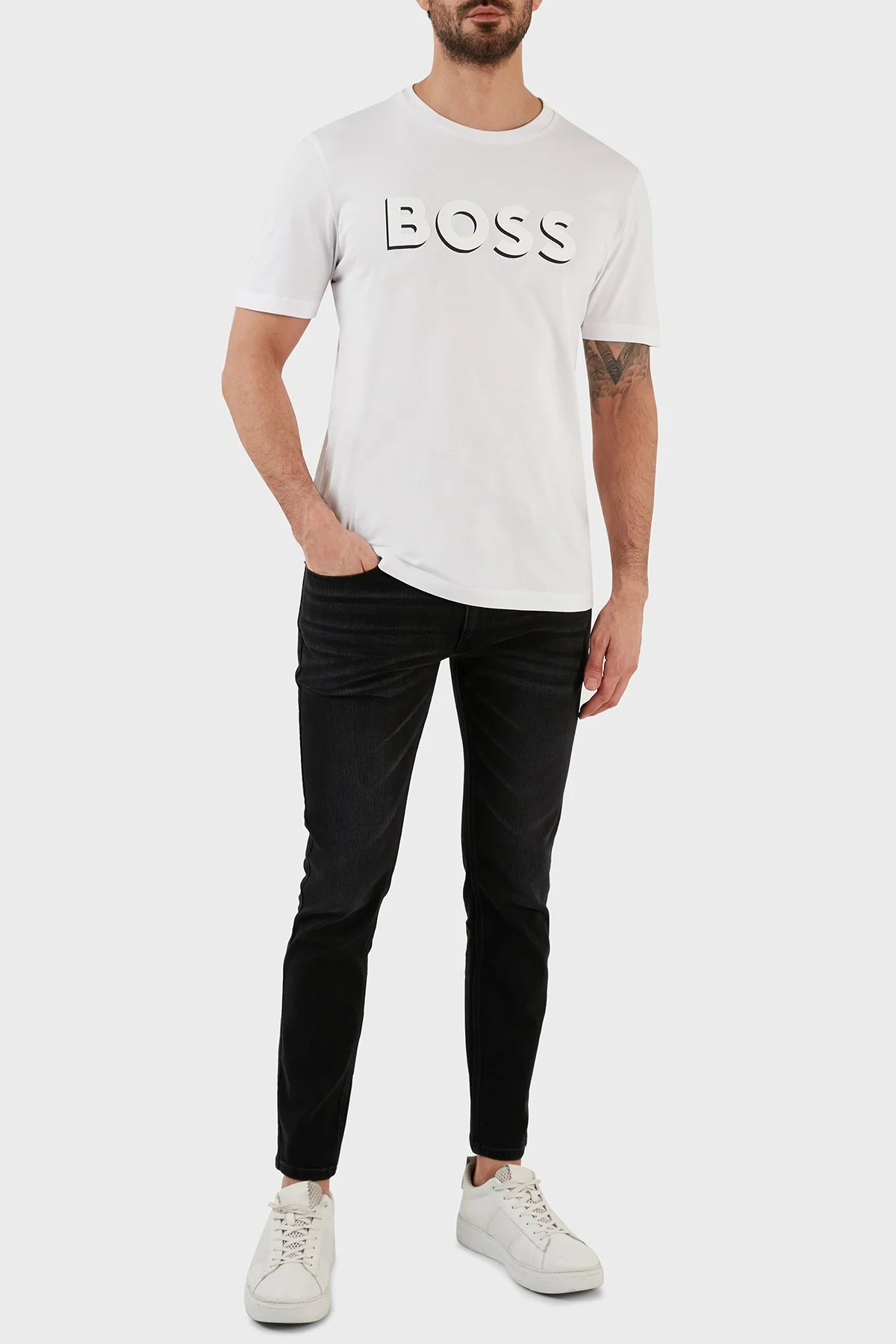 Hugo Pamuklu Normal Bel Extra Slim Fit Jeans Erkek Kot Pantolon 50484358 015 SİYAH - 1