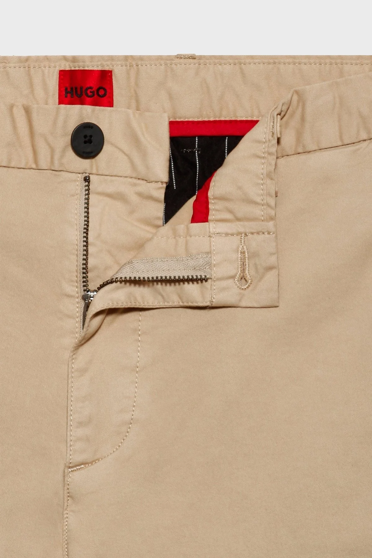 Hugo Pamuklu Normal Bel Slim Fit Chino Erkek Short 50471182 264 BEJ - 5