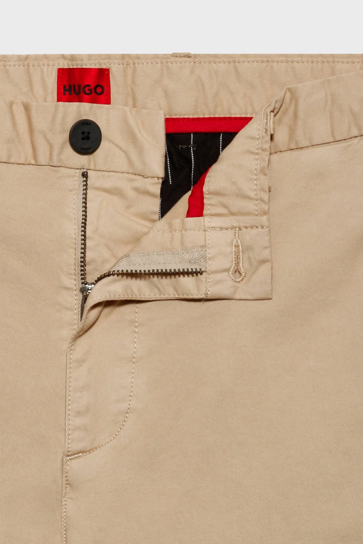 Hugo Pamuklu Normal Bel Slim Fit Chino Erkek Short 50471182 264 BEJ - 5