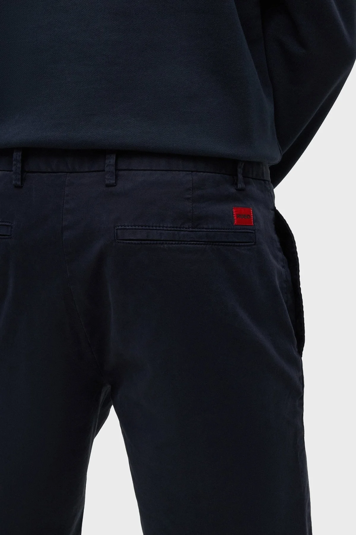 Hugo Pamuklu Normal Bel Slim Fit Chino Erkek Short 50471182 405 LACİVERT - 4