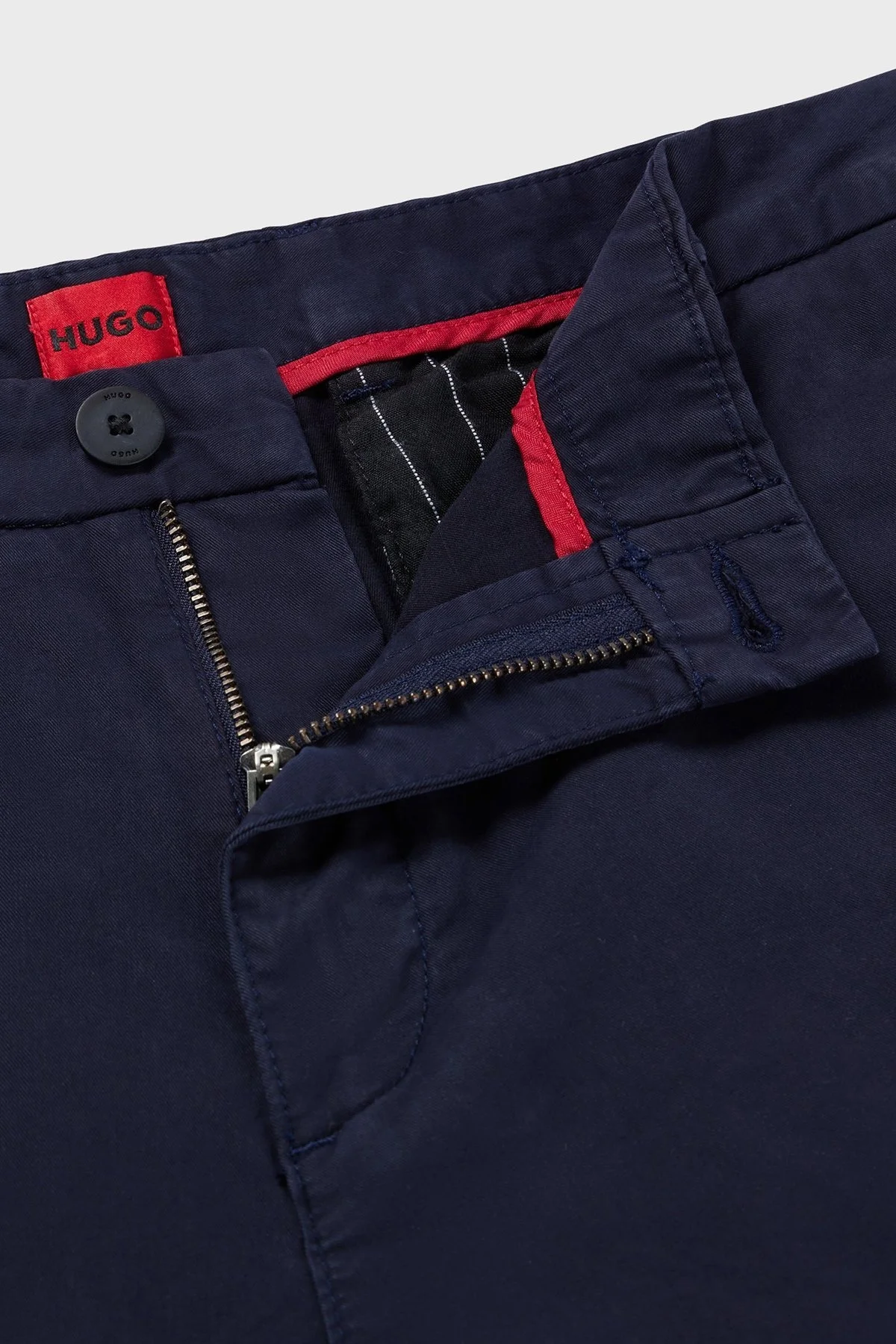 Hugo Pamuklu Normal Bel Slim Fit Chino Erkek Short 50471182 405 LACİVERT - 5