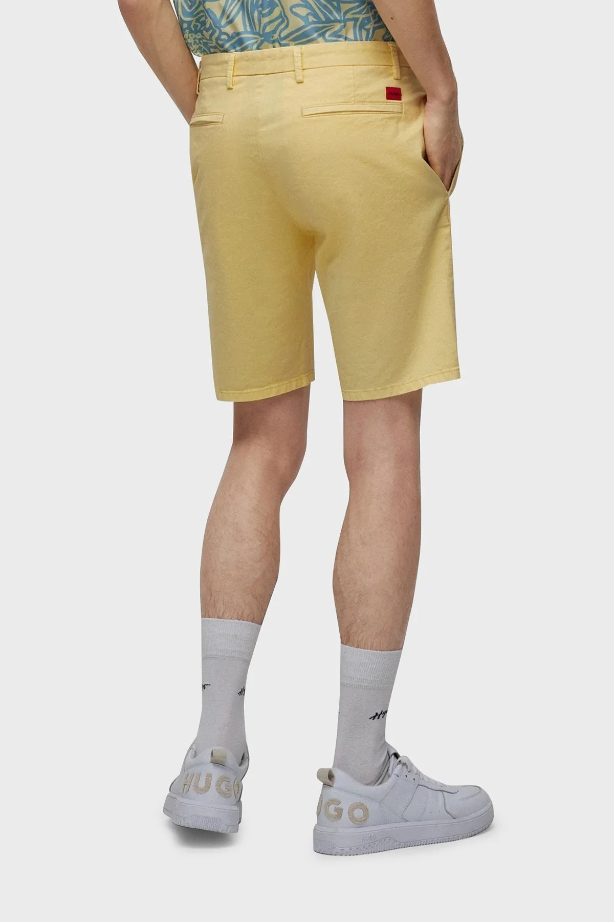 Hugo Pamuklu Normal Bel Slim Fit Chino Erkek Short 50471182 746 SARI - 3