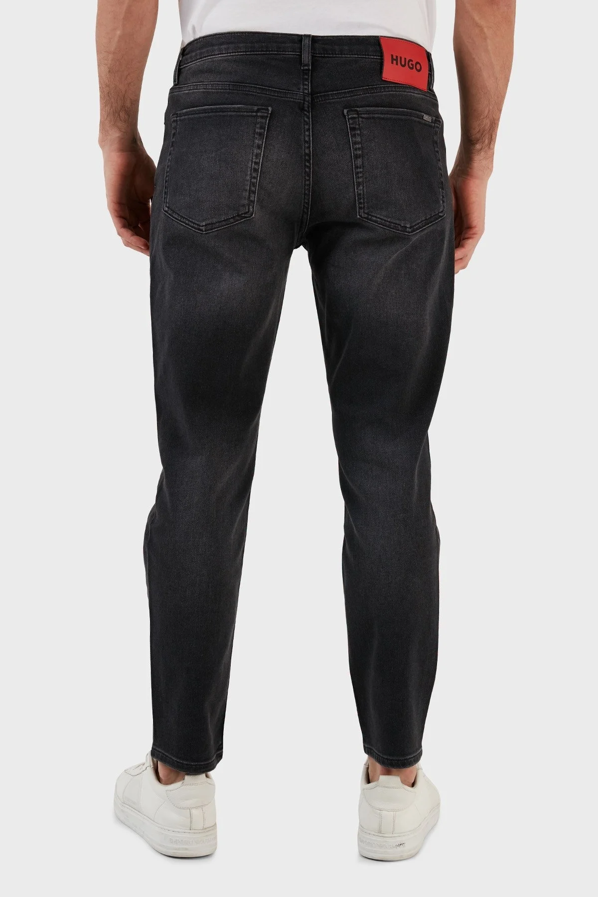 Hugo Pamuklu Normal Bel Slim Fit Daralan Paça Jeans Erkek Kot Pantolon 50483876 033 SİYAH - 5