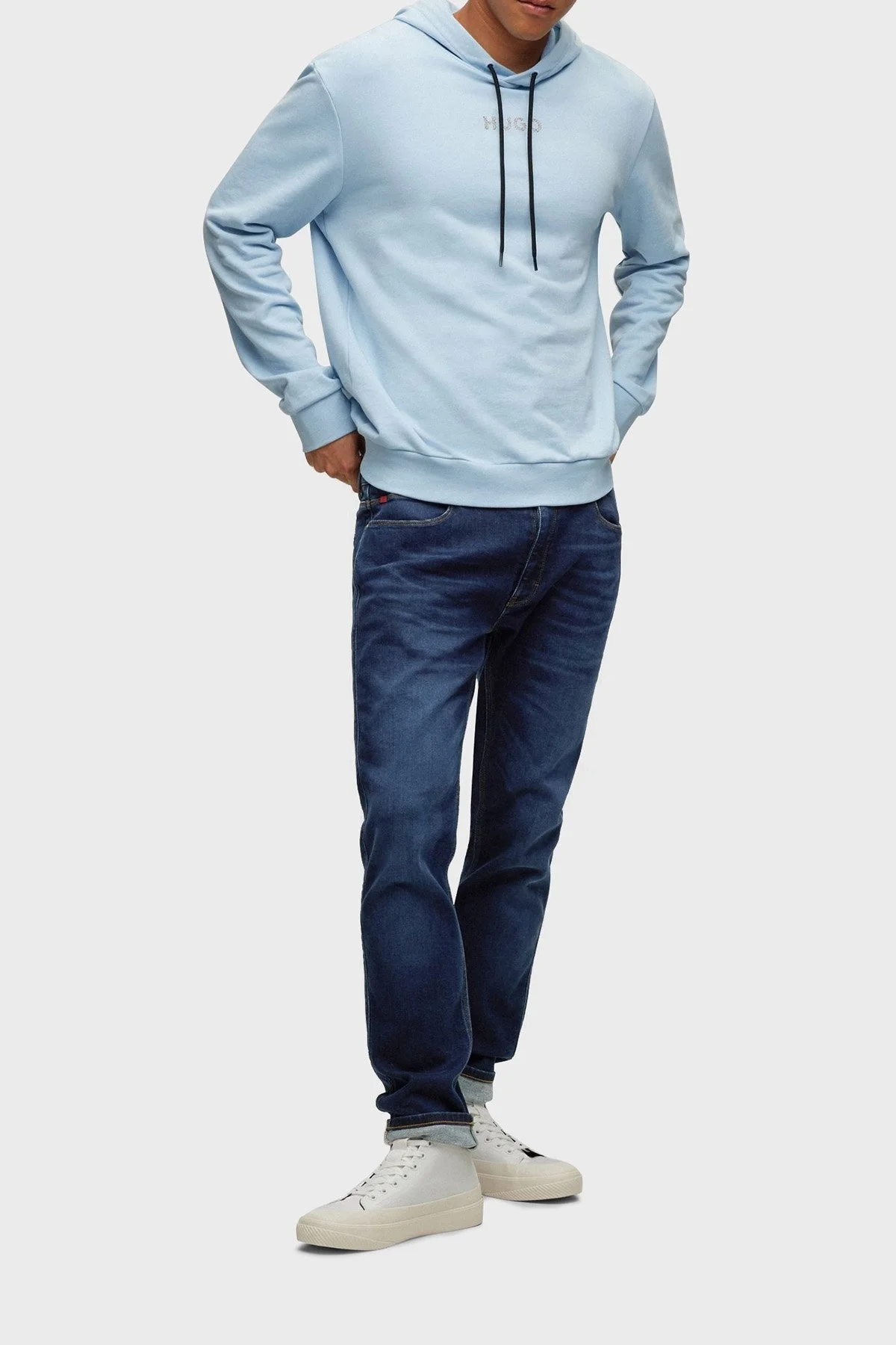 Hugo Pamuklu Normal Bel Slim Fit Jeans Erkek Kot Pantolon 50476162 413 LACİVERT - 1