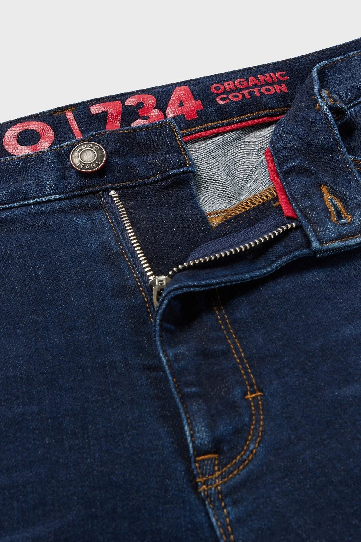 Hugo Pamuklu Normal Bel Slim Fit Jeans Erkek Kot Pantolon 50476162 413 LACİVERT - 5