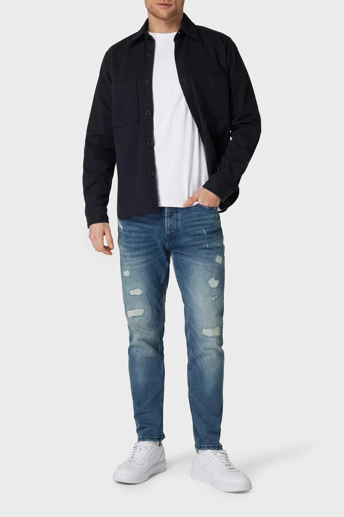 Hugo Pamuklu Normal Bel Slim Fit Jeans Erkek Kot Pantolon 50509101 432 LACİVERT - 2