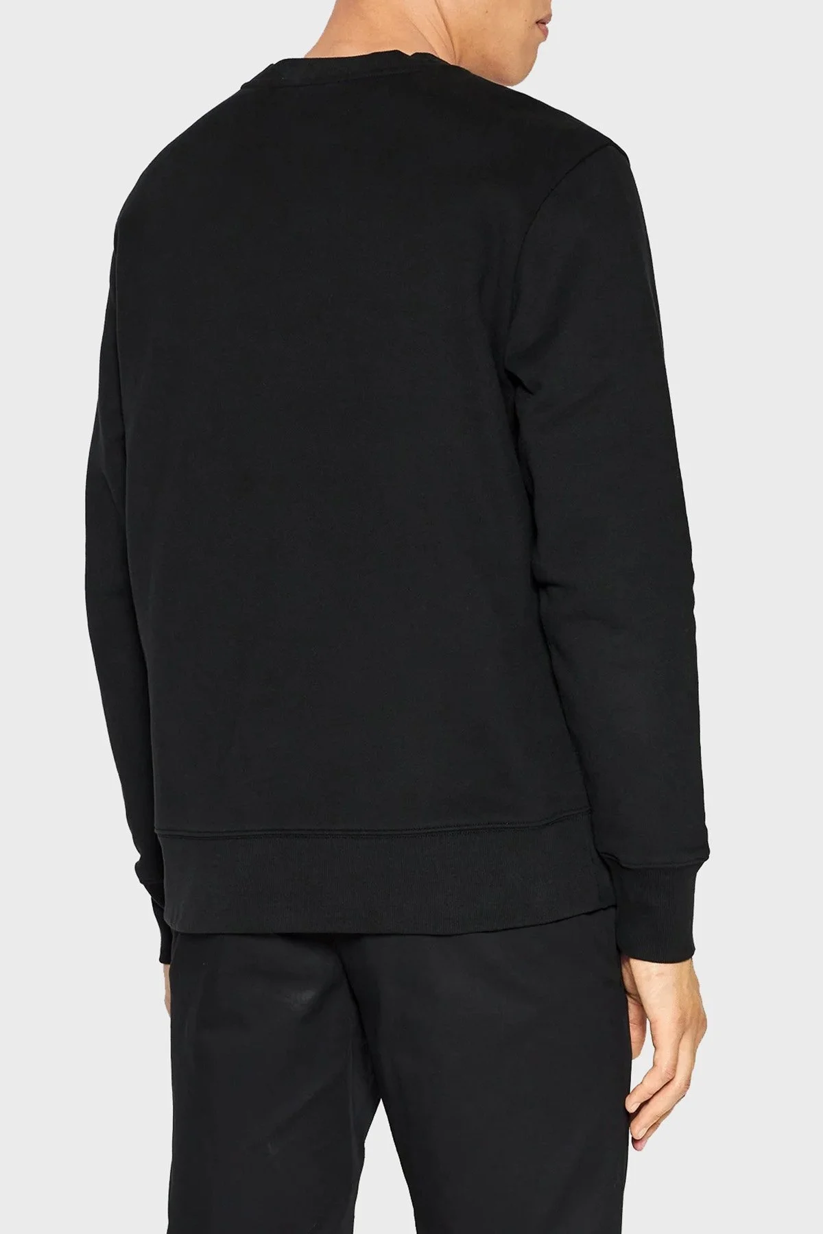 Hugo Pamuklu Regular Fit Bisiklet Yaka Erkek Sweat 50472234 001 SİYAH - 3