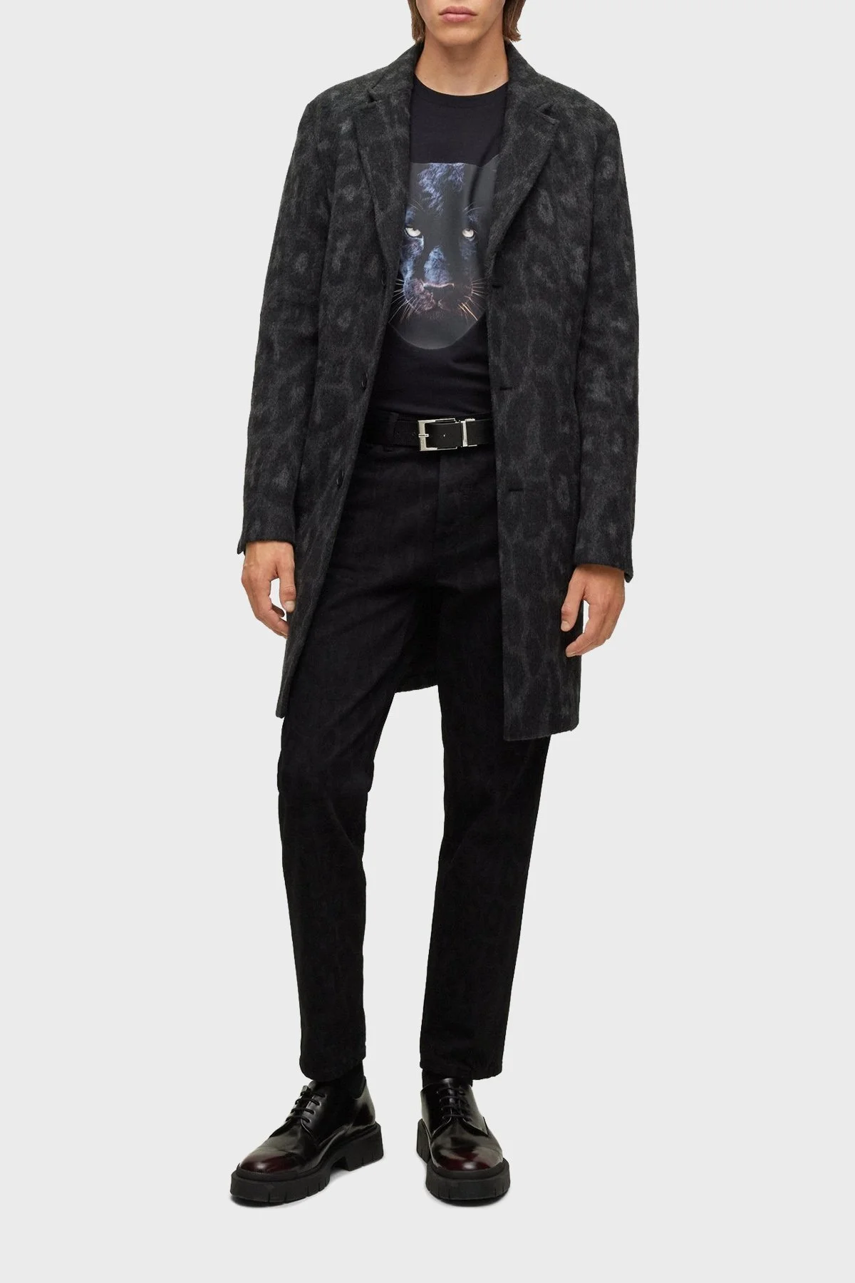 Hugo Pamuklu Regular Fit Bisiklet Yaka Erkek T Shirt 50484761 001 SİYAH - 2