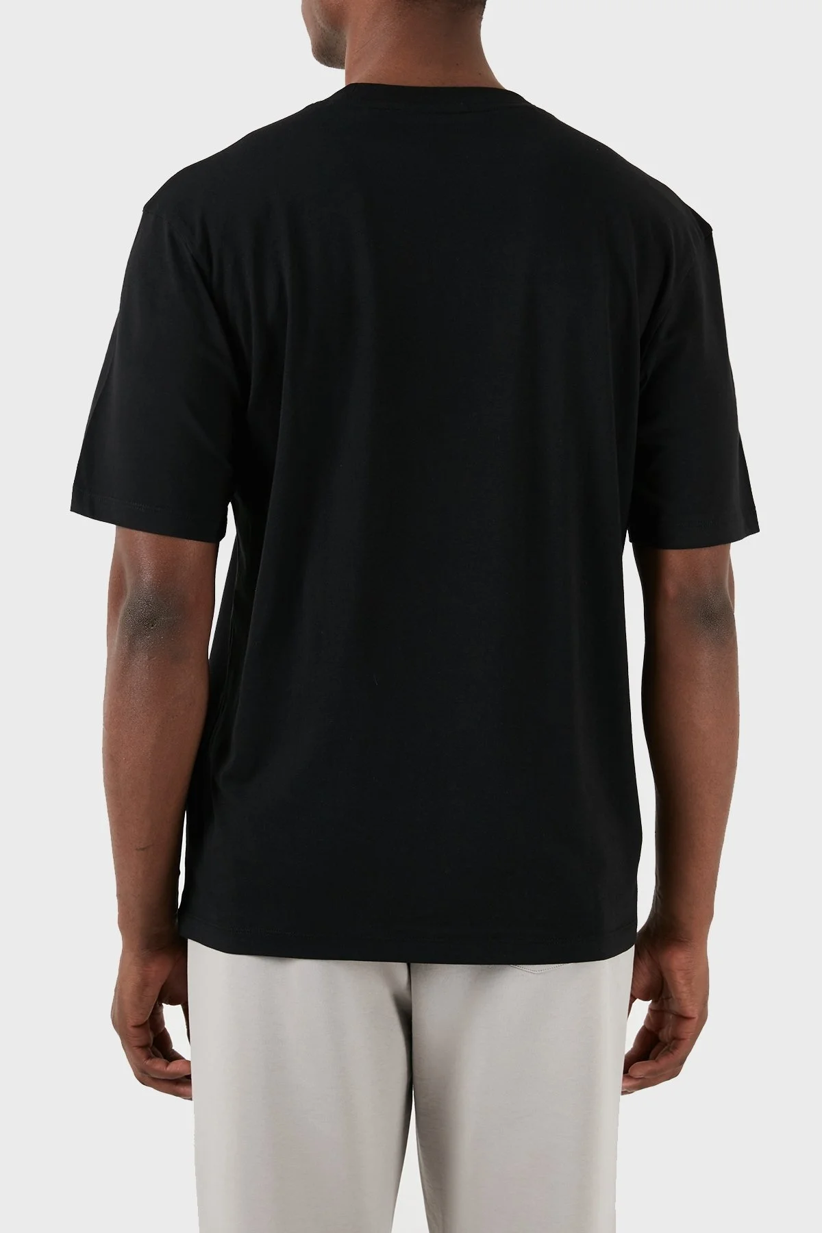 Hugo Pamuklu Regular Fit Bisiklet Yaka Erkek T Shirt 50504926 001 SİYAH - 2