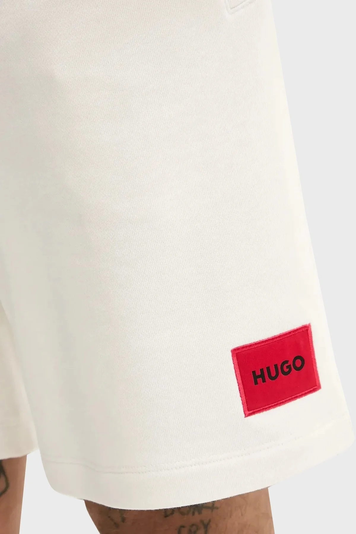 Hugo Pamuklu Regular Fit Cepli Erkek Short 50466196 102 BEYAZ - 4