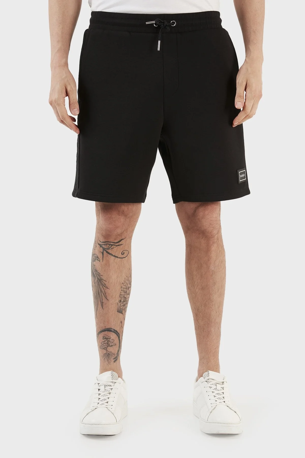 Hugo Pamuklu Regular Fit Cepli Erkek Short 50490819 001 SİYAH - 2