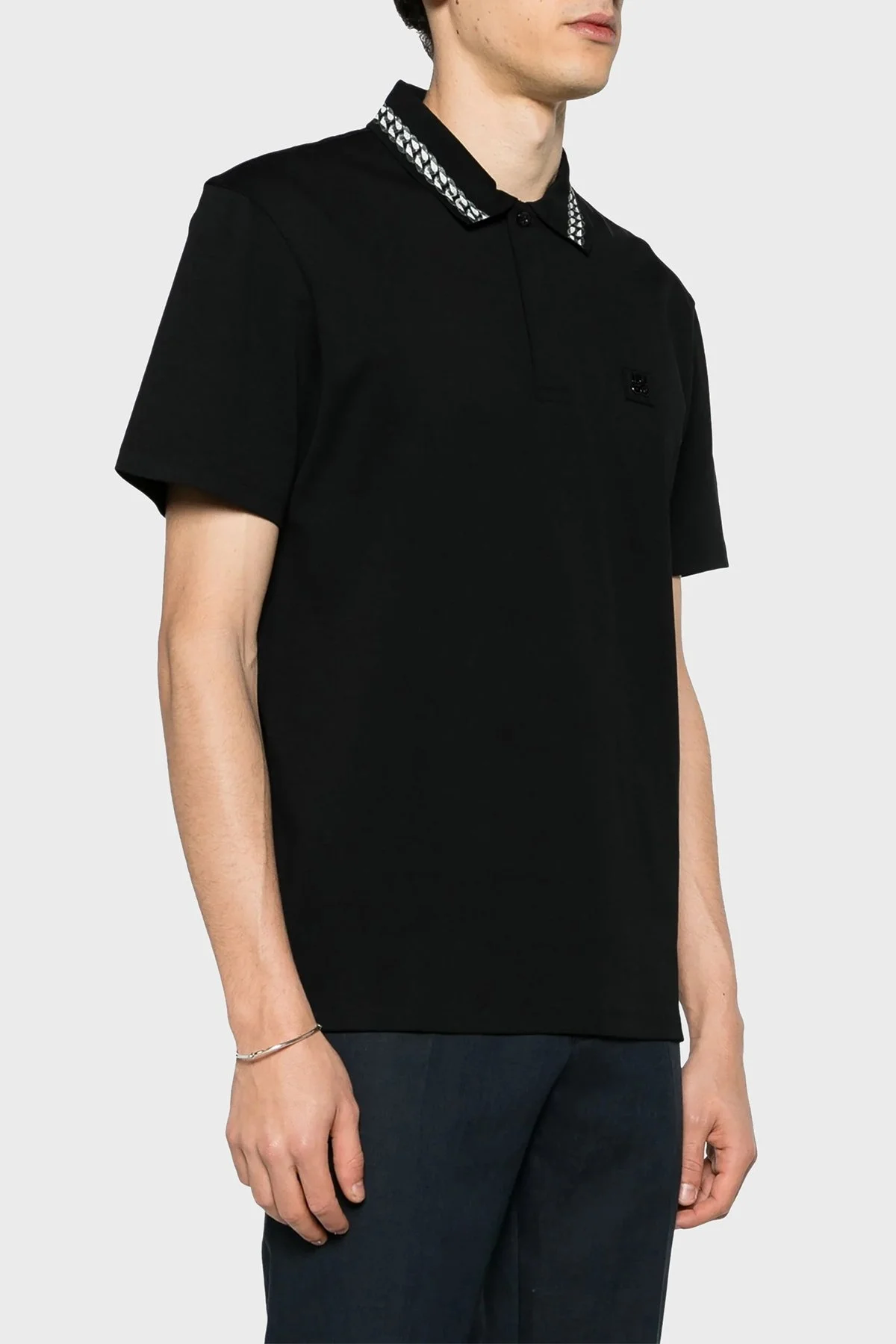 Hugo Pamuklu Regular Fit Erkek Polo Yaka T Shirt 50510036 001 SİYAH - 1