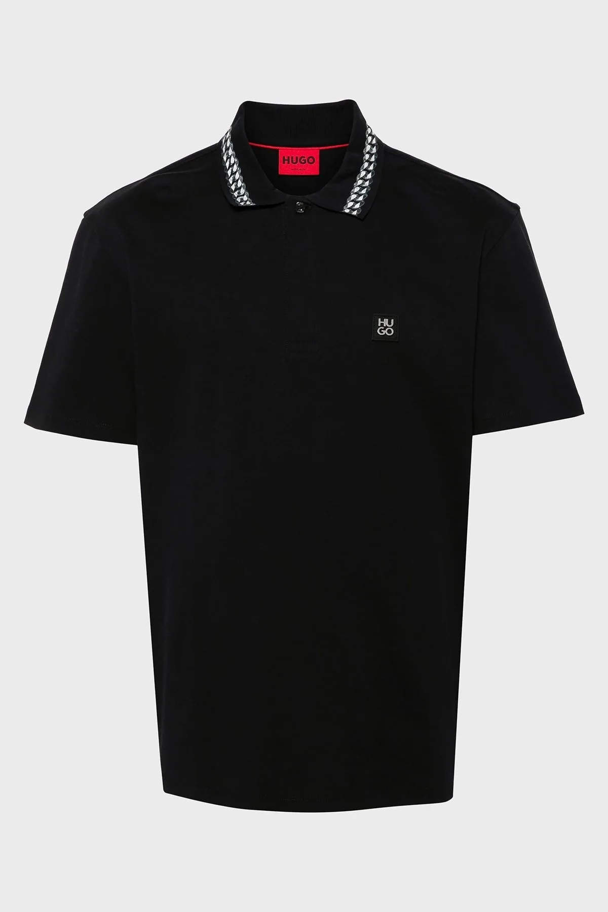 Hugo Pamuklu Regular Fit Erkek Polo Yaka T Shirt 50510036 001 SİYAH - 5