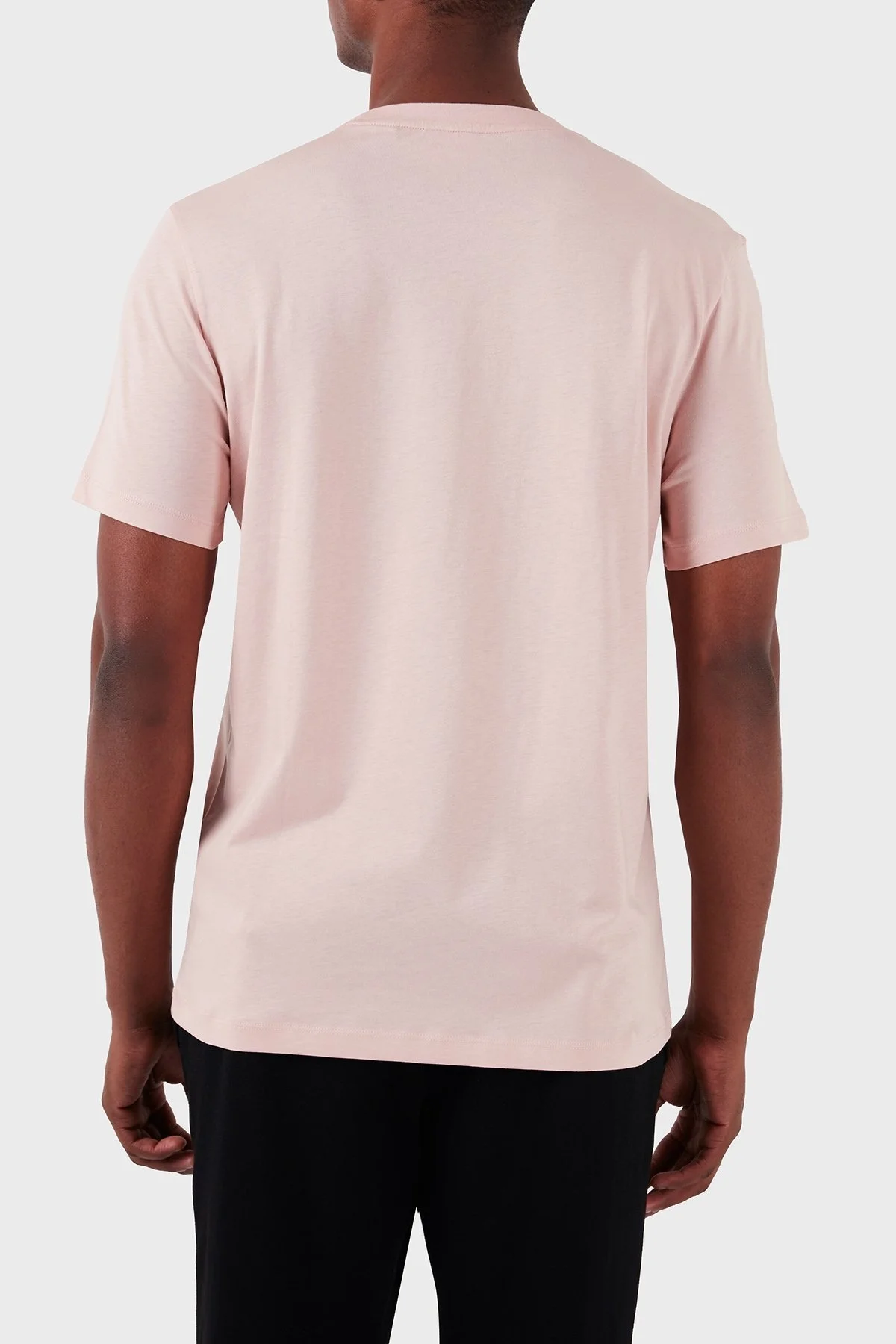 Hugo Pamuklu Regular Fit Erkek T Shirt 50513309 681 PUDRA - 3