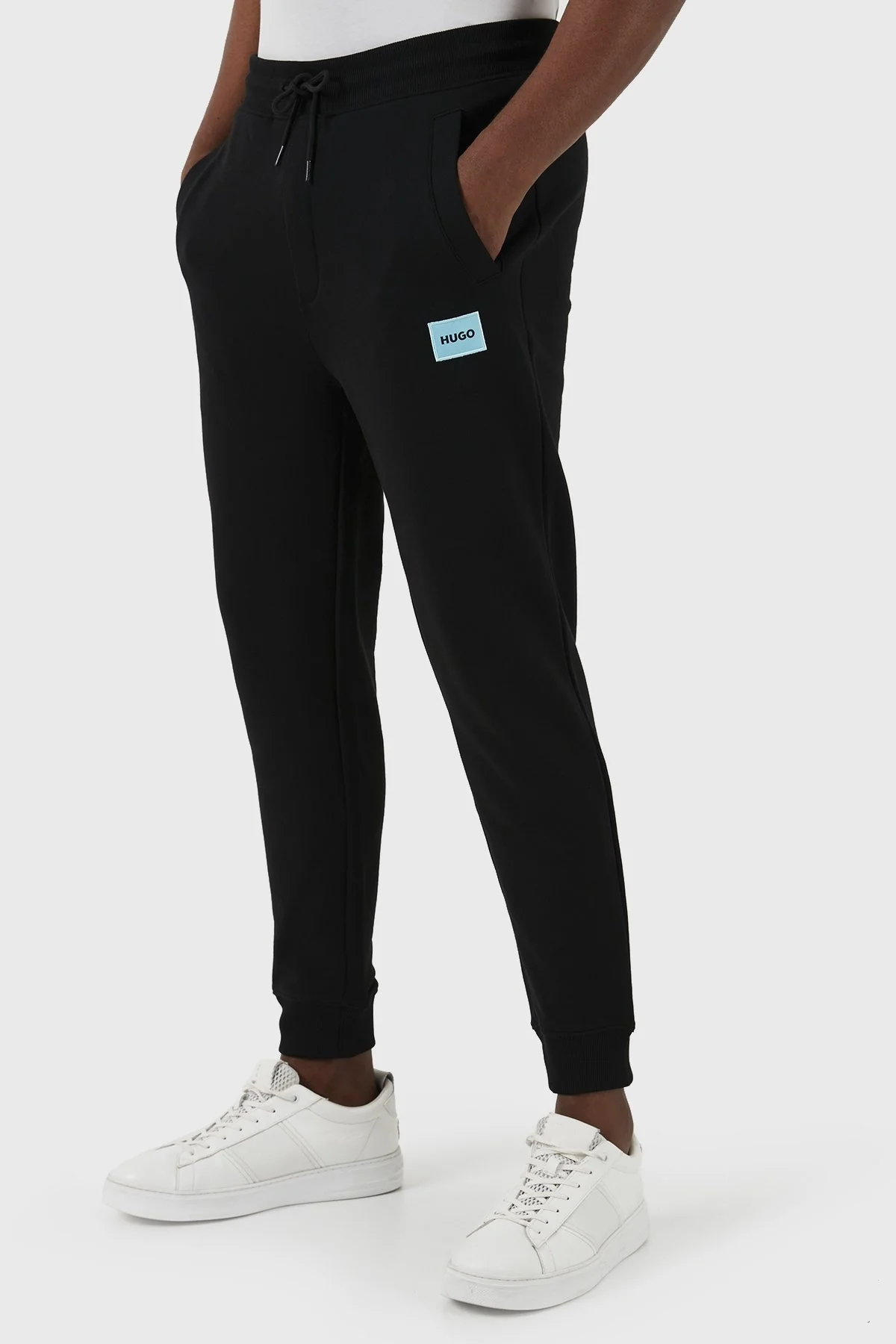 Hugo Pamuklu Regular Fit Jogger Spor Erkek Pantolon 50447963 009 SİYAH - 2