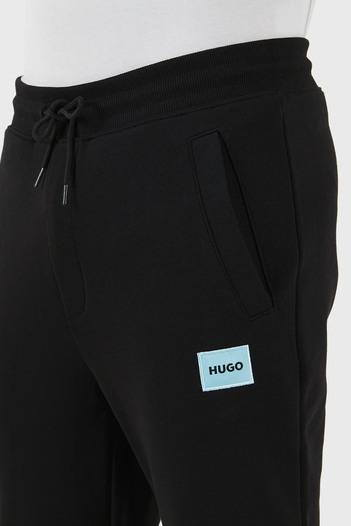 Hugo Pamuklu Regular Fit Jogger Spor Erkek Pantolon 50447963 009 SİYAH - 6