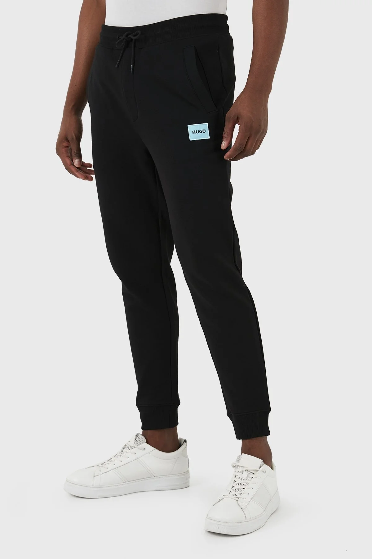 Hugo Pamuklu Regular Fit Jogger Spor Erkek Pantolon 50447963 009 SİYAH - 7