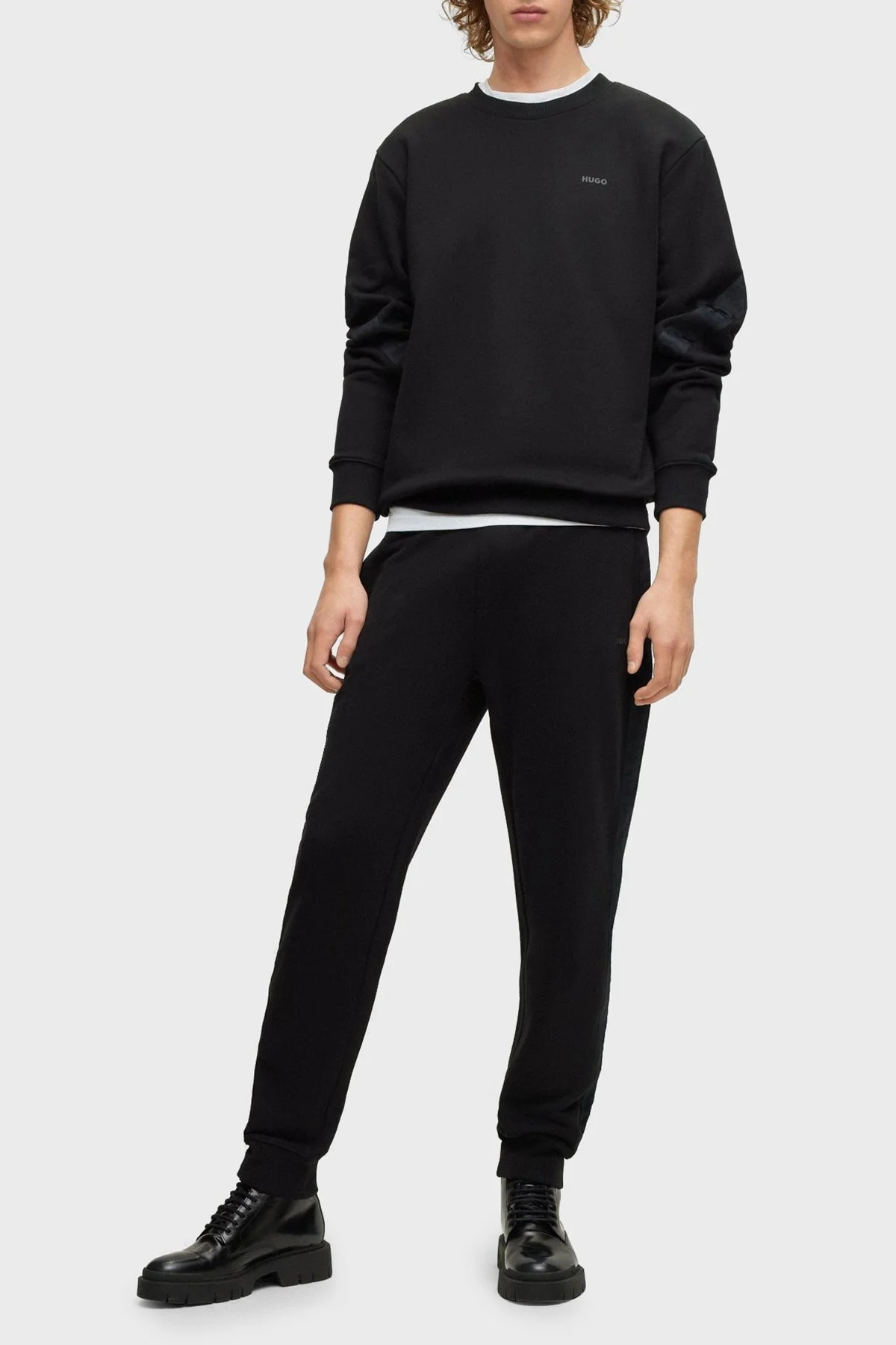 Hugo Pamuklu Regular Fit Jogger Spor Erkek Pantolon 50475338 001 SİYAH - 1