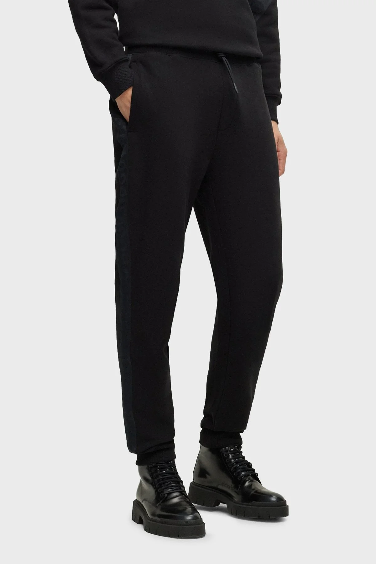 Hugo Pamuklu Regular Fit Jogger Spor Erkek Pantolon 50475338 001 SİYAH - 2