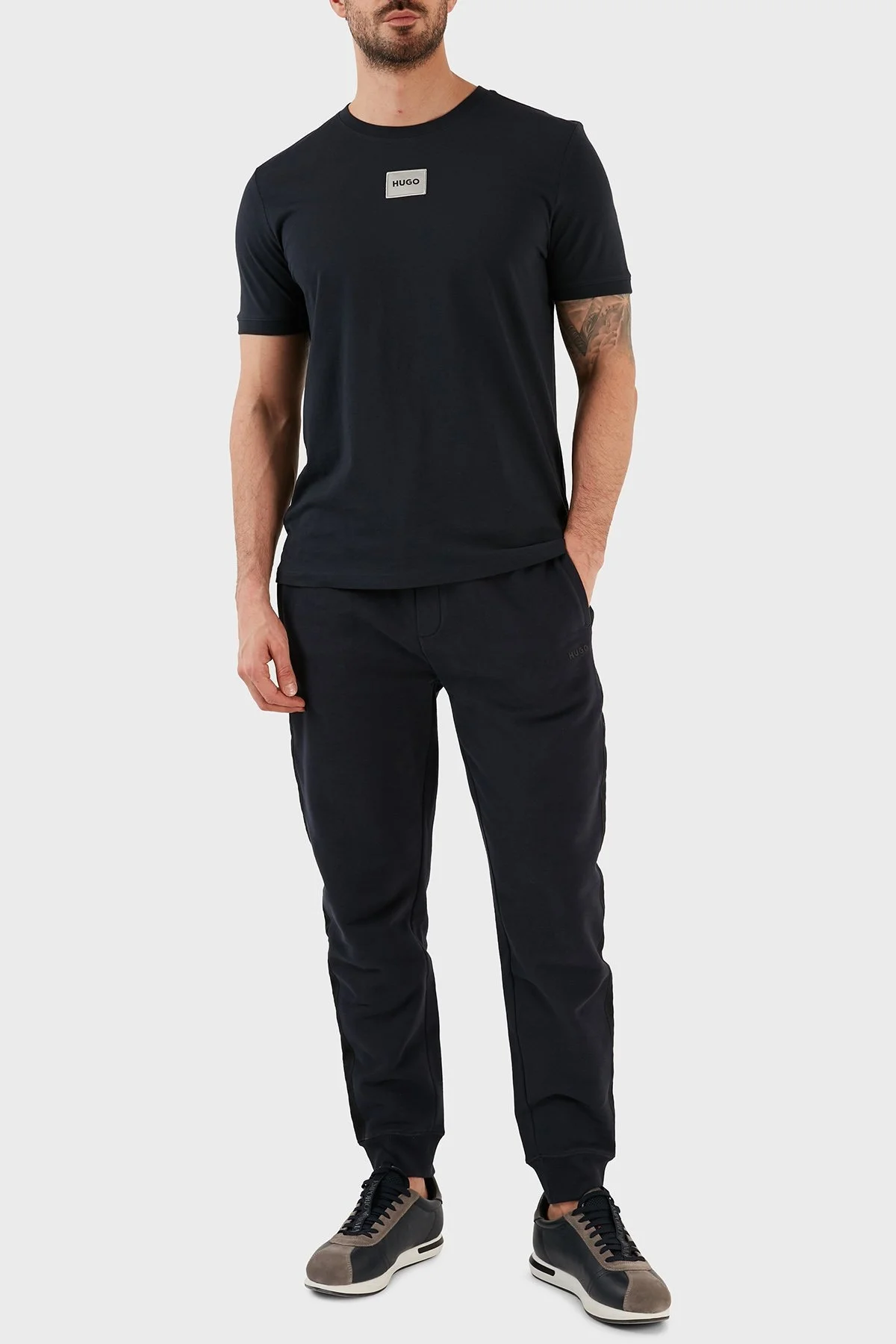Hugo Pamuklu Regular Fit Jogger Spor Erkek Pantolon 50475338 405 LACİVERT - 1