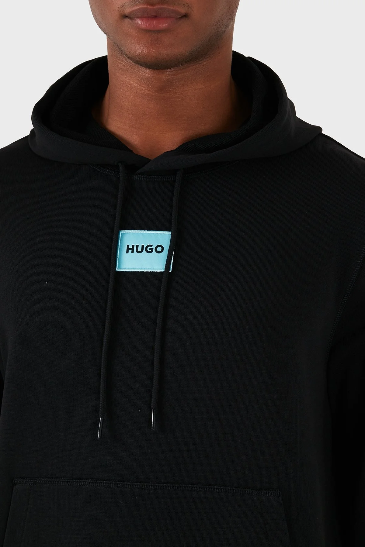 Hugo Pamuklu Regular Fit Kapüşonlu Erkek Sweat 50458700 009 SİYAH - 6