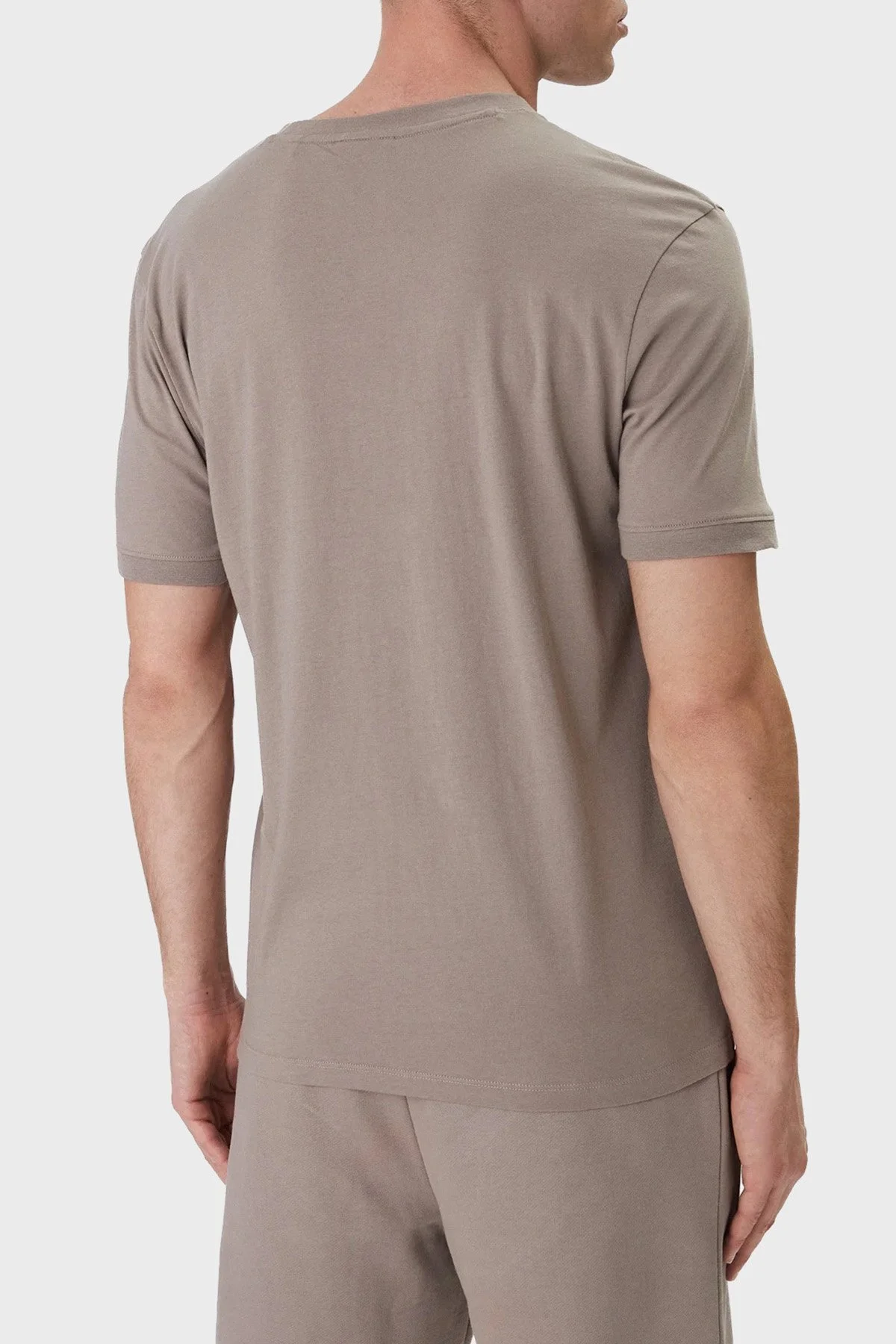 Hugo Pamuklu Regular Fit Logolu Bisiklet Yaka Erkek T Shirt 50447978 237 ANTRASİT - 3