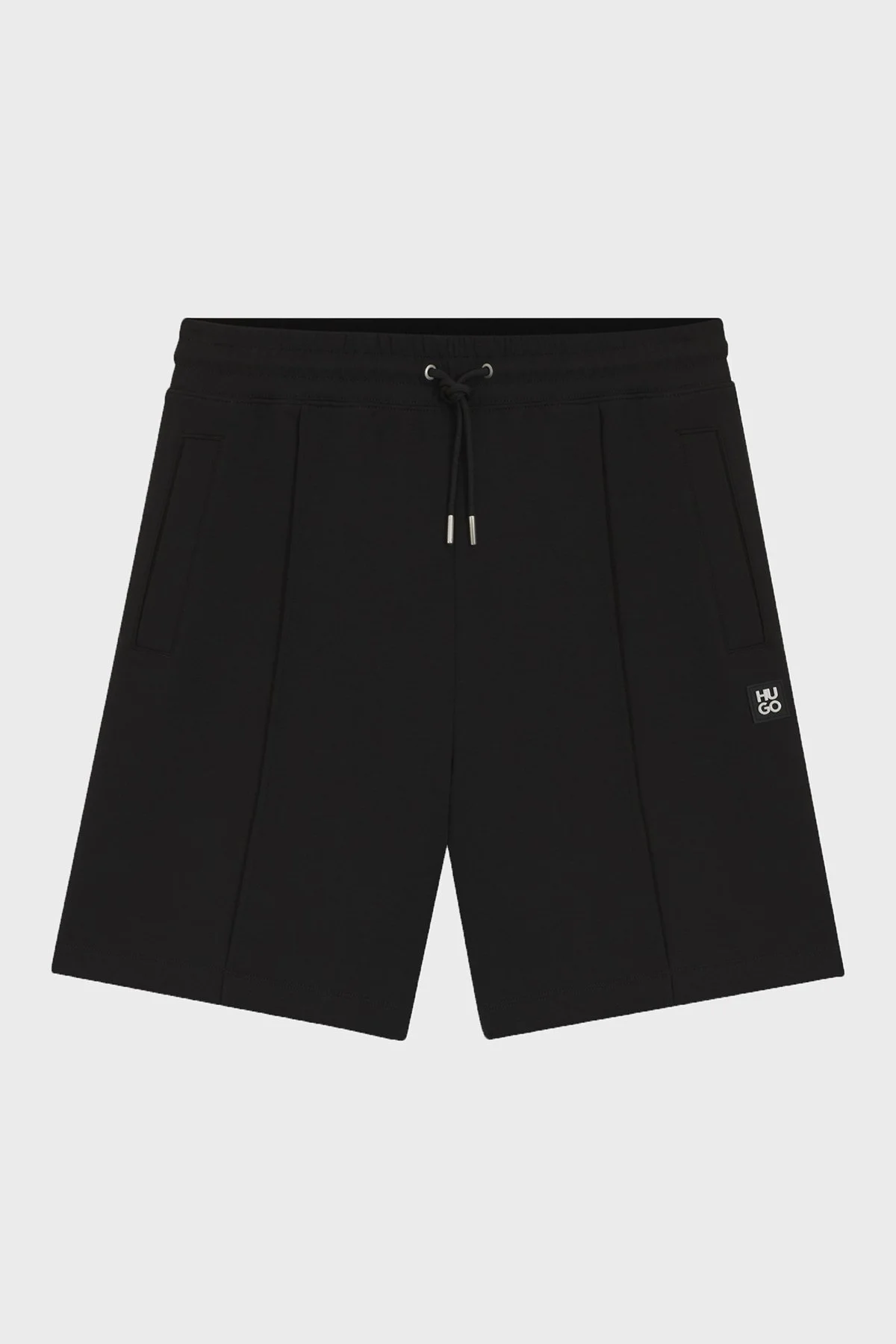 Hugo Pamuklu Regular Fit Logolu Normal Bel Erkek Şort 50562844 002 SİYAH - 5