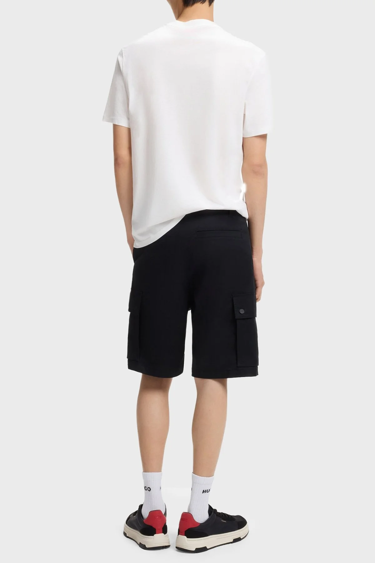 Hugo Pamuklu Relaxed Fit Baskılı Bisiklet Yaka Erkek T Shirt 50564024 102 EKRU - 3