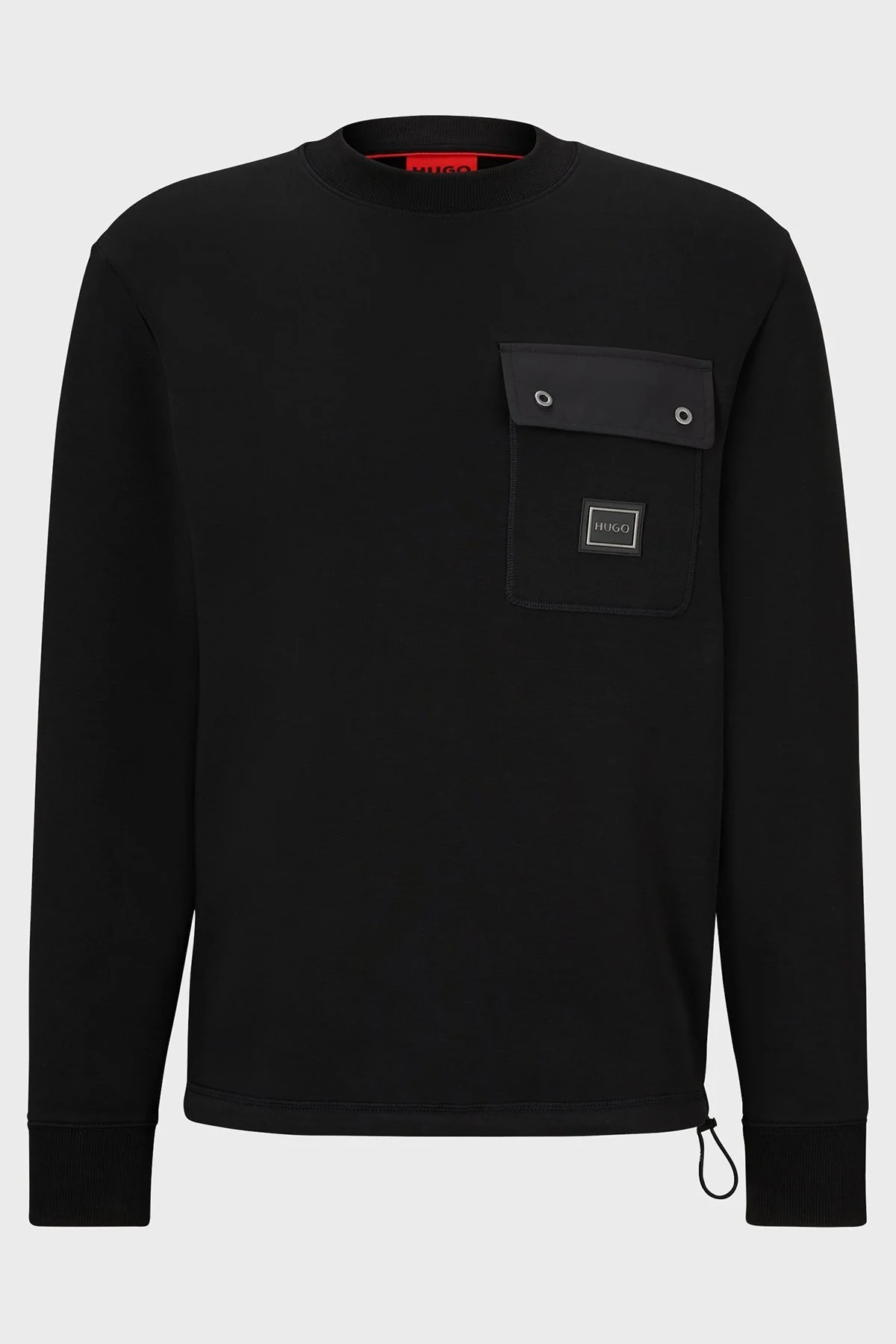 Hugo Pamuklu Relaxed Fit Bisiklet Yaka Erkek Sweat 50493037 001 SİYAH - 5