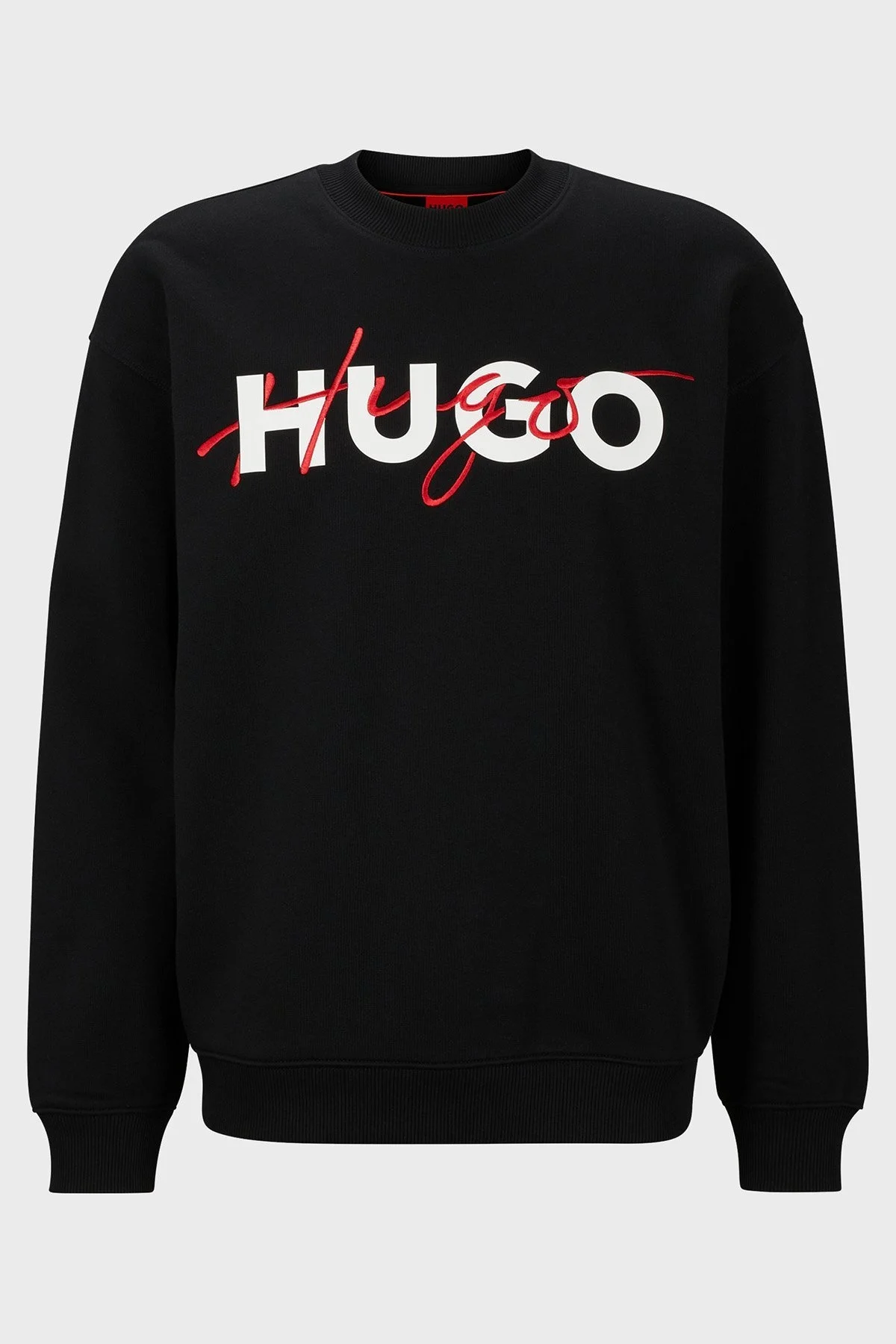 Hugo Pamuklu Relaxed Fit Bisiklet Yaka Erkek Sweat 50494558 001 SİYAH - 5