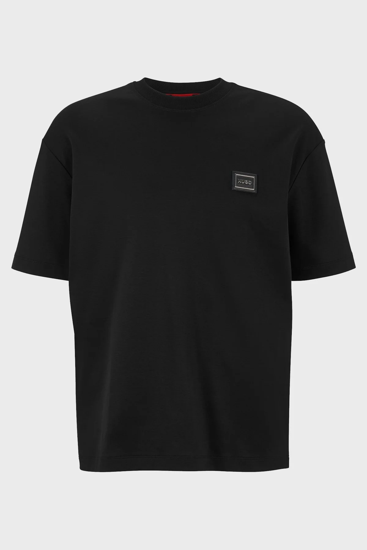 Hugo Pamuklu Relaxed Fit Bisiklet Yaka Erkek T Shirt 50484749 001 SİYAH - 5