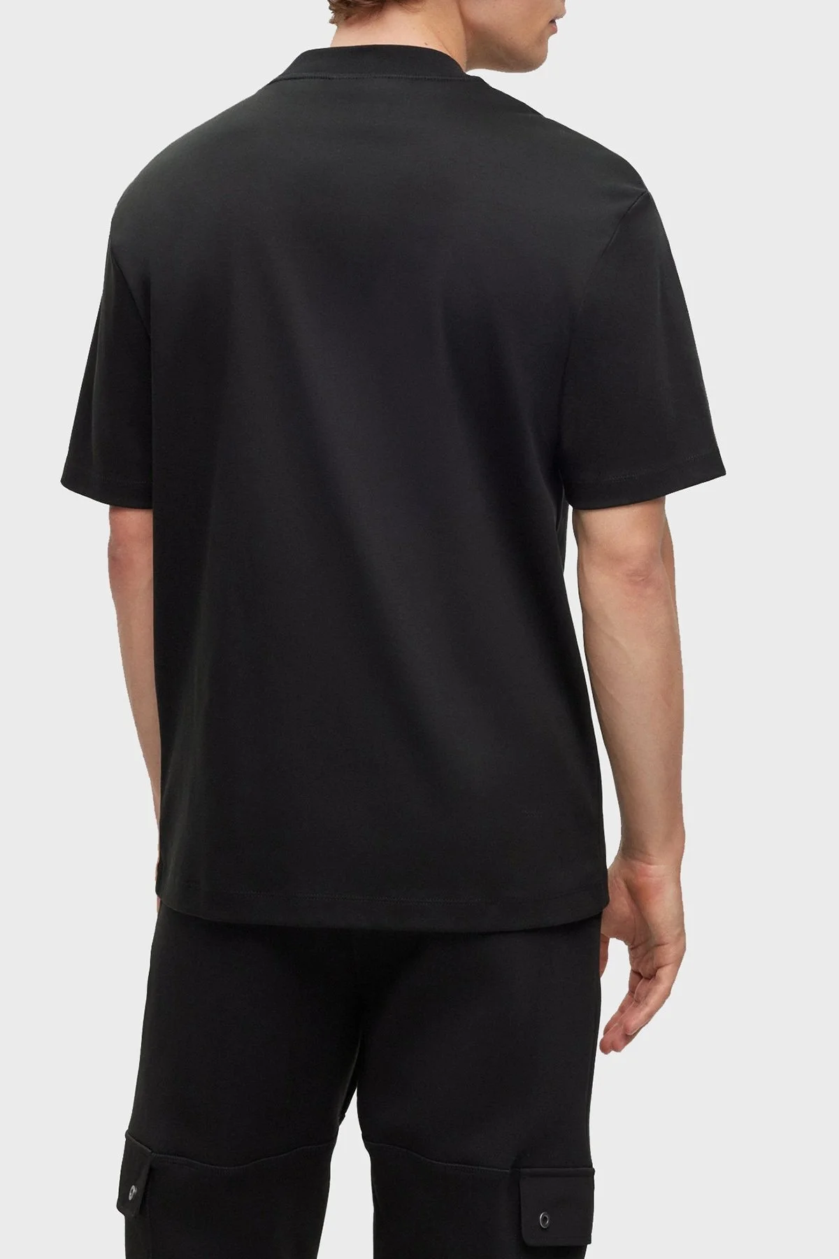 Hugo Pamuklu Relaxed Fit Bisiklet Yaka Erkek T Shirt 50492948 001 SİYAH - 2