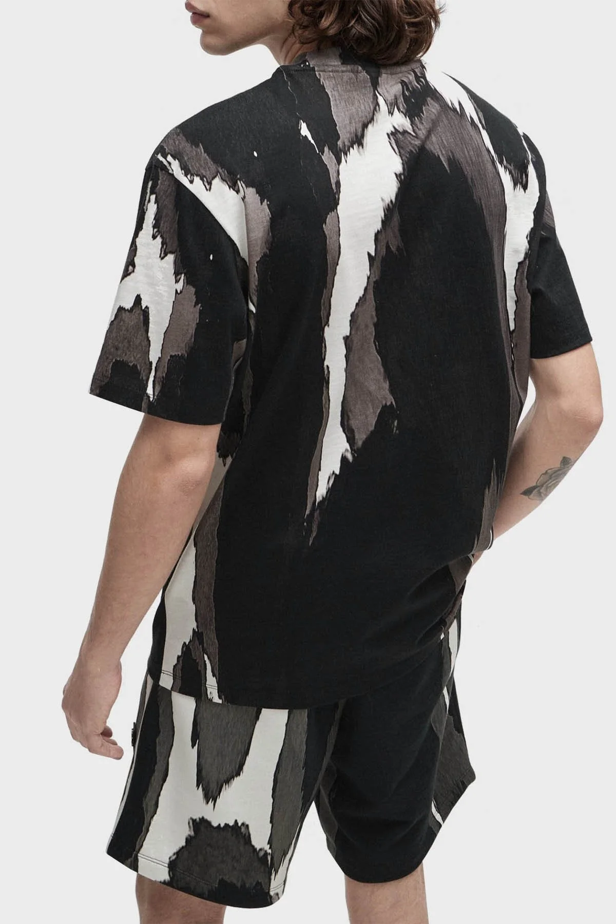 Hugo Pamuklu Relaxed Fit Erkek T Shirt 50511848 966 HAKİ - 2