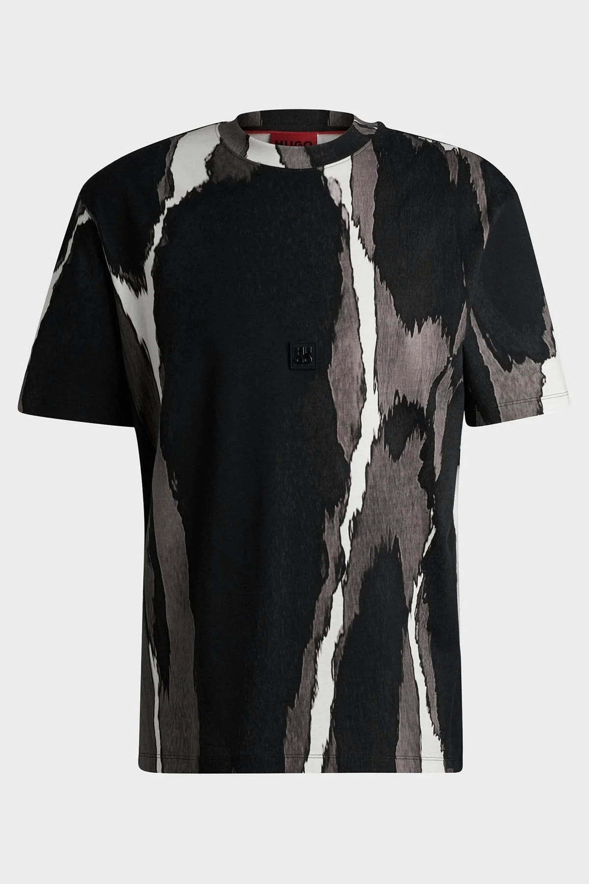 Hugo Pamuklu Relaxed Fit Erkek T Shirt 50511848 966 HAKİ - 5