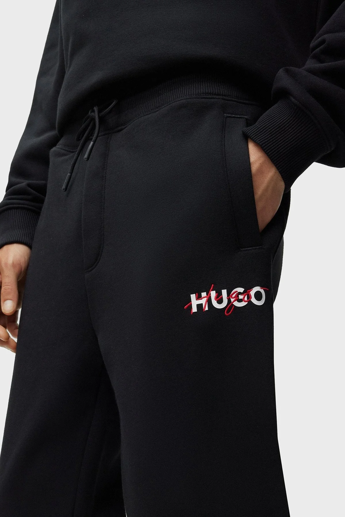 Hugo Drokko Pamuklu Relaxed Fit Jogger Spor Erkek Pantolon 50494571 001 SİYAH - 2