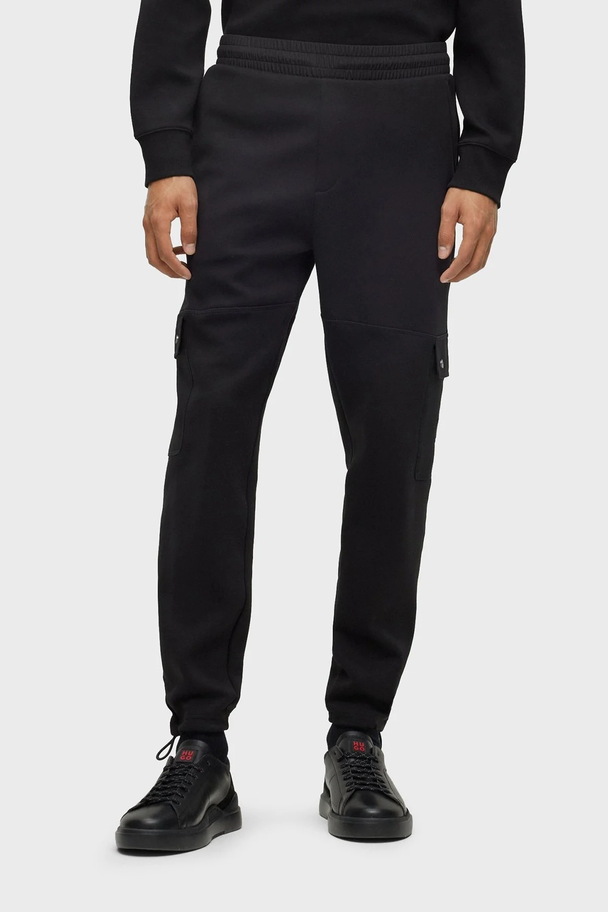Hugo Dangkang Pamuklu Relaxed Fit Kargo Jogger Erkek Pantolon 50493044 001 SİYAH - 1