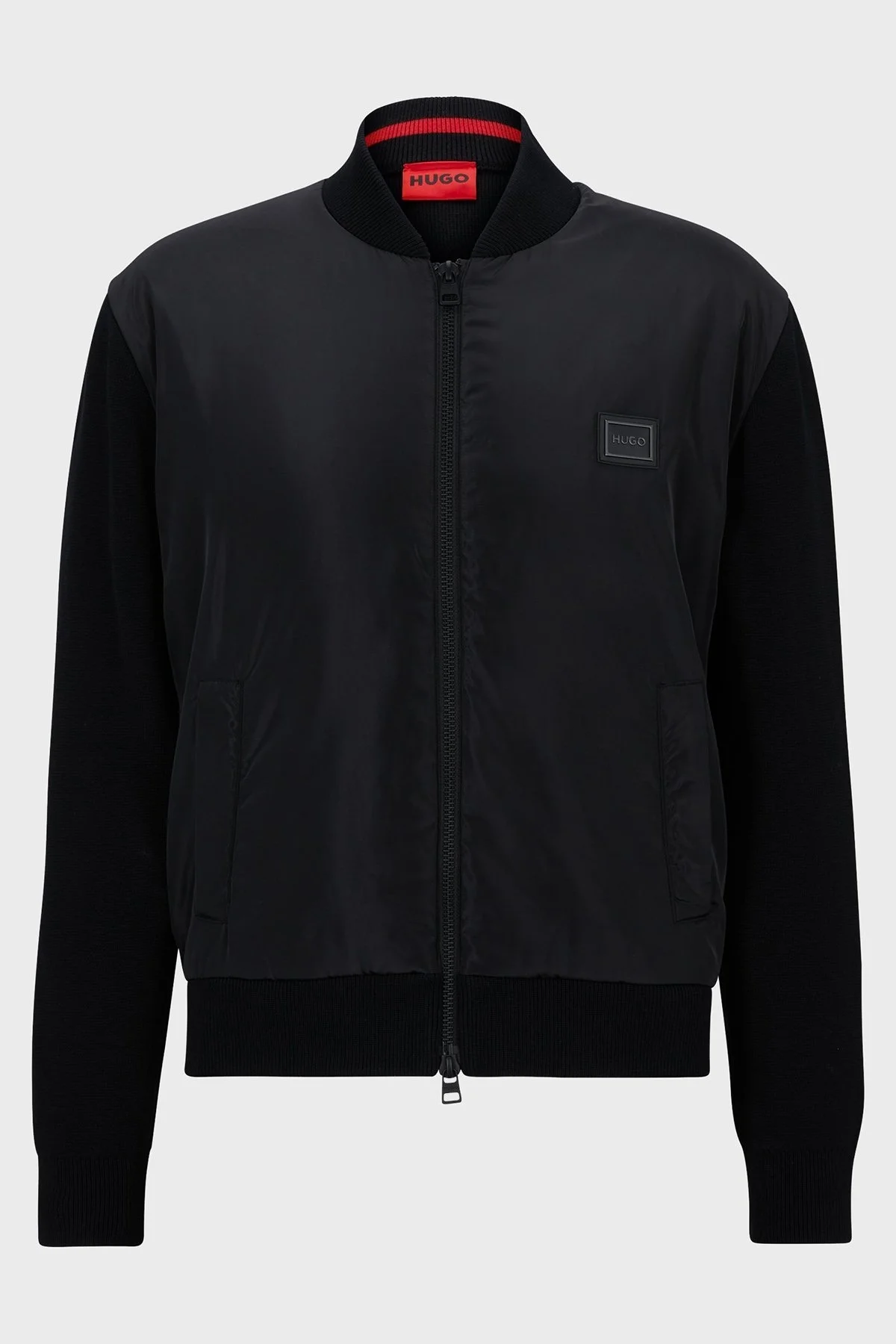 Hugo Pamuklu Relaxed Fit Kolej Yaka Bomber Erkek Ceket 50492821 001 SİYAH - 6