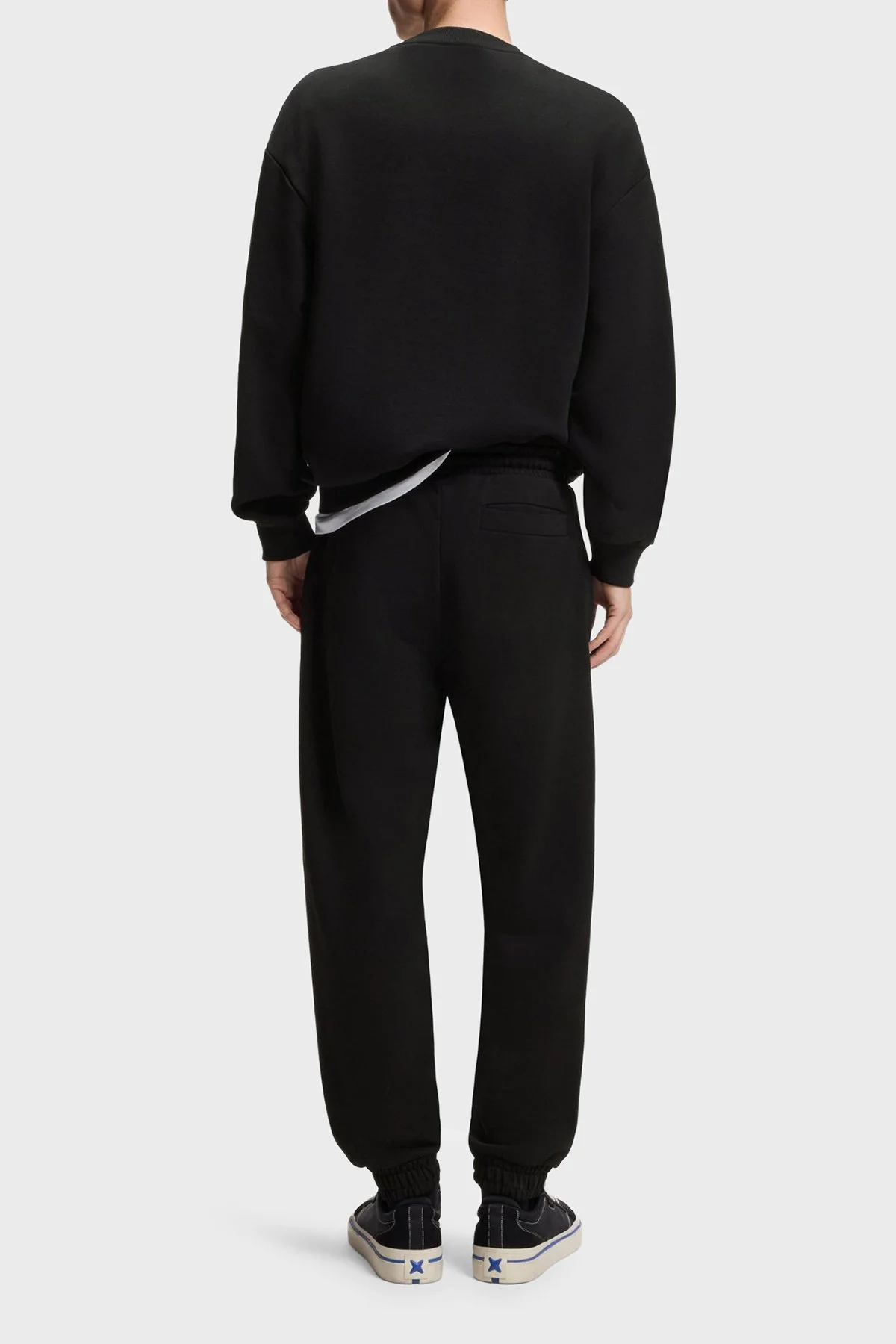 Hugo Pamuklu Relaxed Fit Lastikli Paça Erkek Pantolon 50553146 001 SİYAH - 3