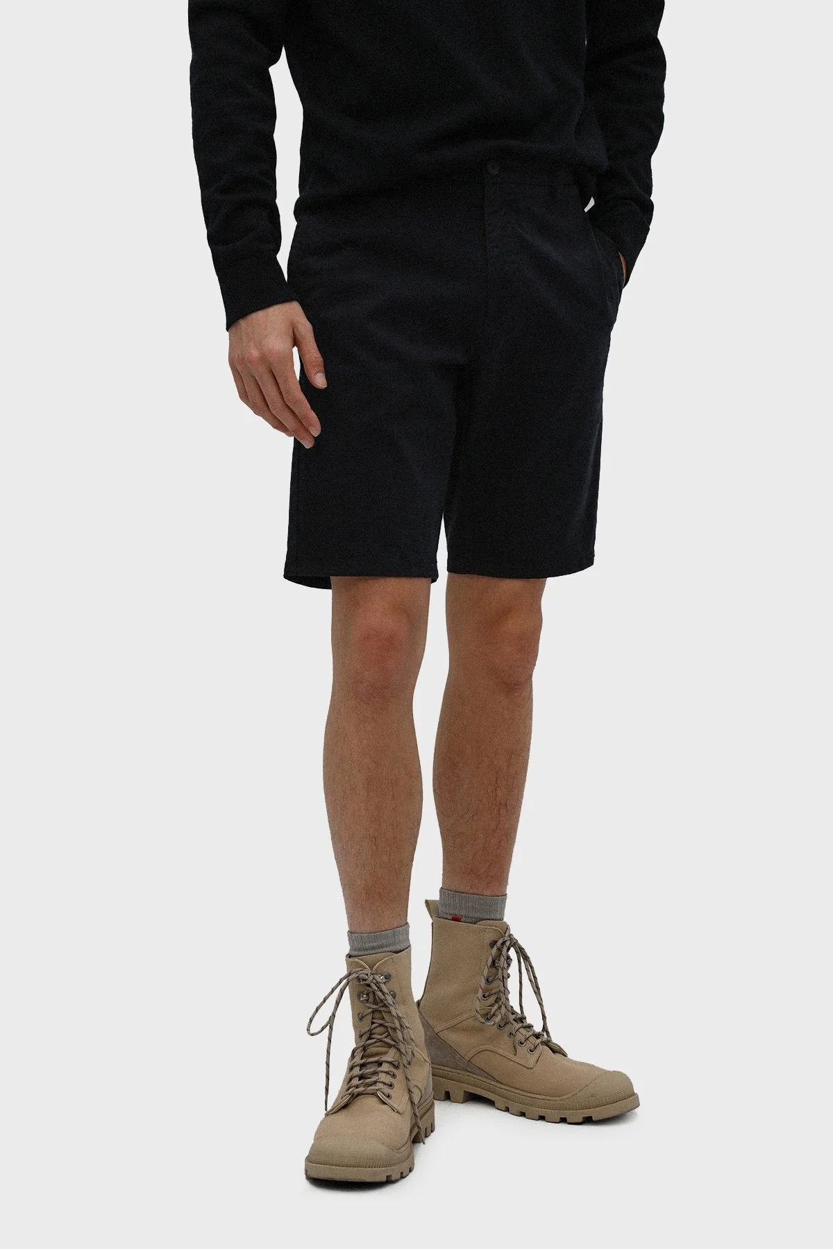 Hugo Pamuklu Slim Fit Cepli Erkek Short 50471182 001 SİYAH - 2