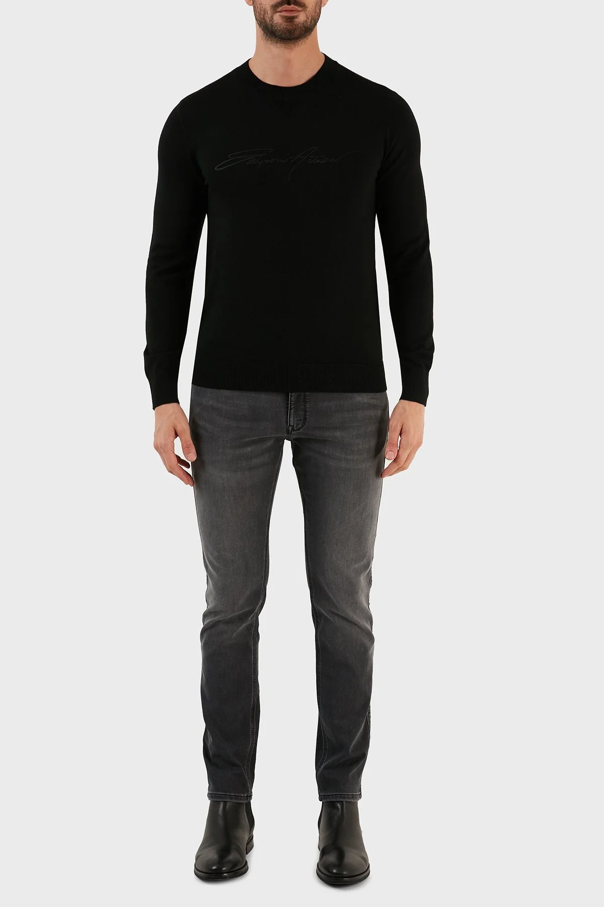 Hugo Pamuklu Slim Fit Dar Paça Jeans Erkek Kot Pantolon 50476199 021 GRİ - 1