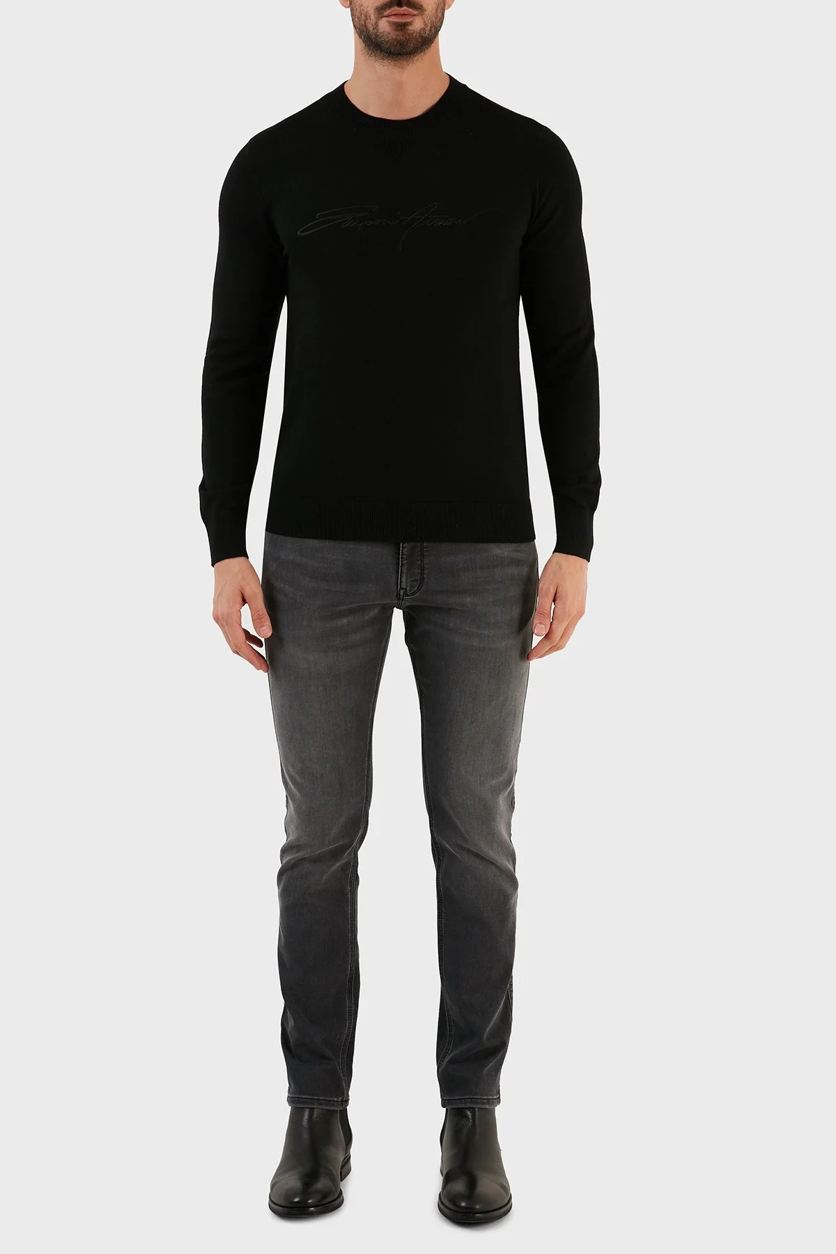 Hugo Pamuklu Slim Fit Dar Paça Jeans Erkek Kot Pantolon 50476199 021 GRİ - 1