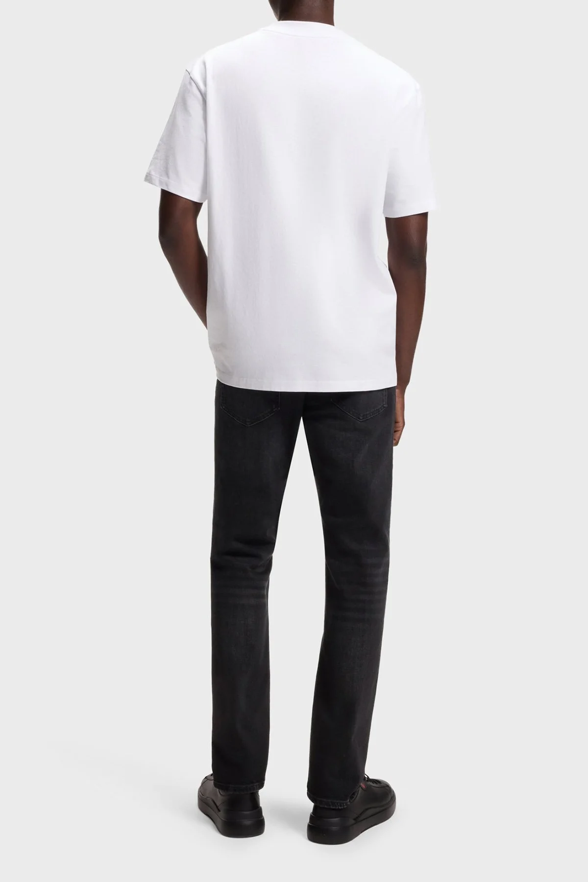 Hugo Pamuklu Slim Fit Dar Paça Jeans Erkek Kot Pantolon 50524229 005 Siyah - 3