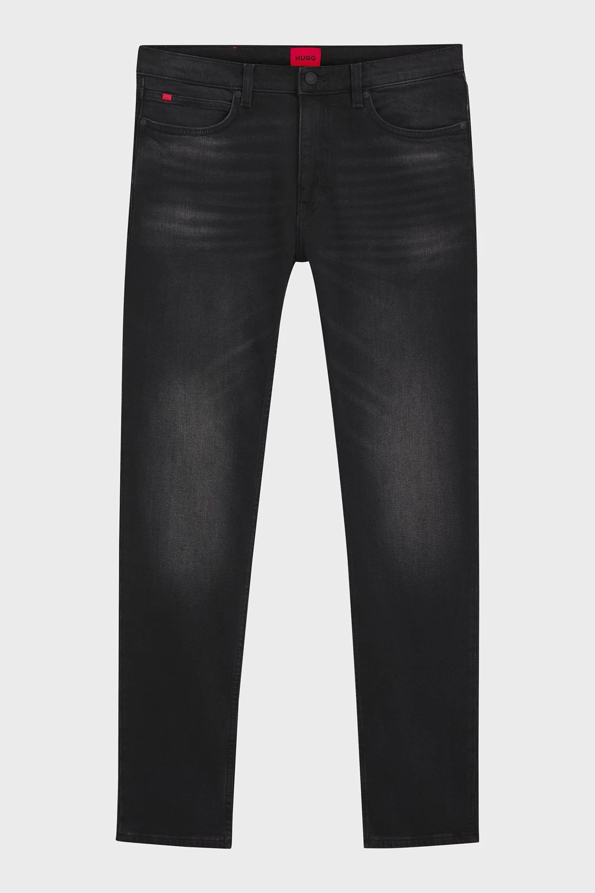 Hugo Pamuklu Slim Fit Dar Paça Jeans Erkek Kot Pantolon 50524229 005 Siyah - 4