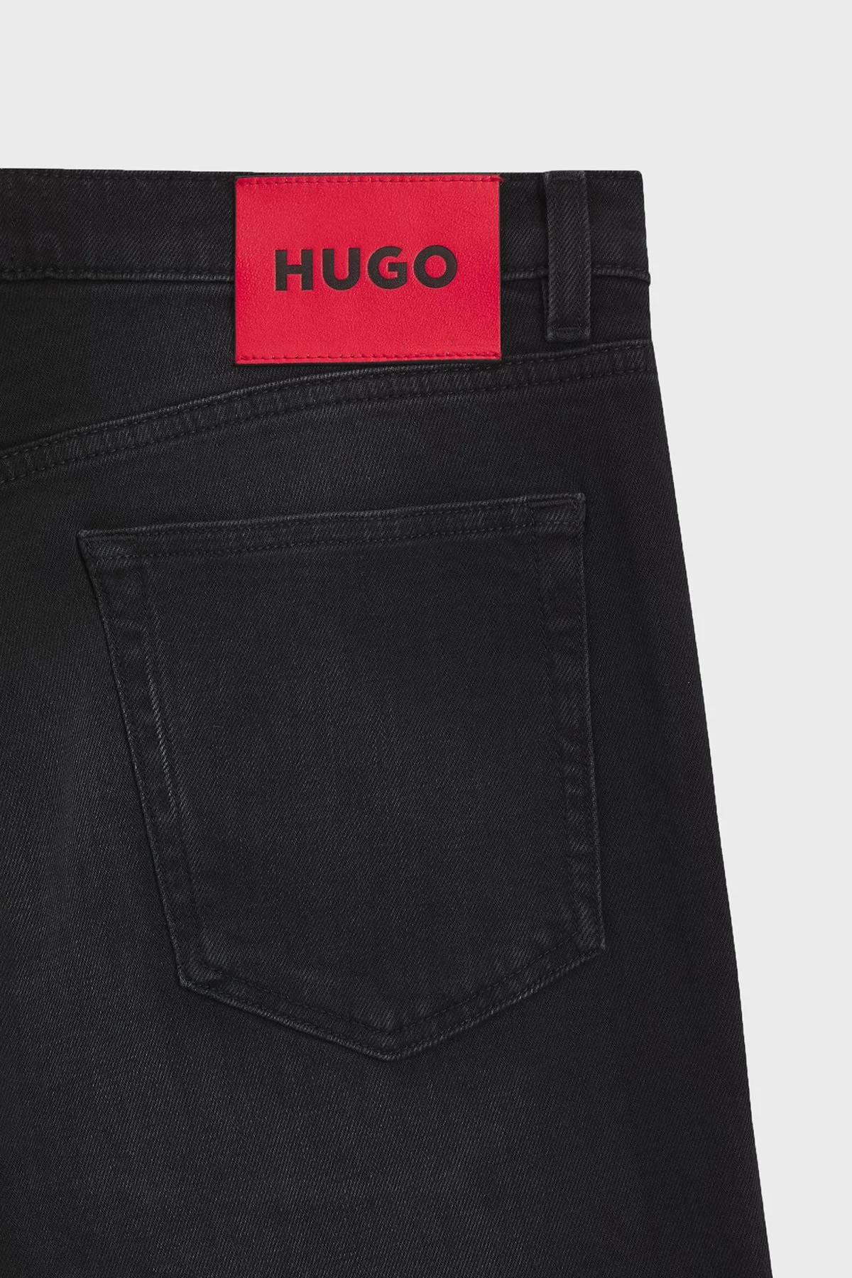Hugo Pamuklu Slim Fit Dar Paça Jeans Erkek Kot Pantolon 50524229 005 Siyah - 5
