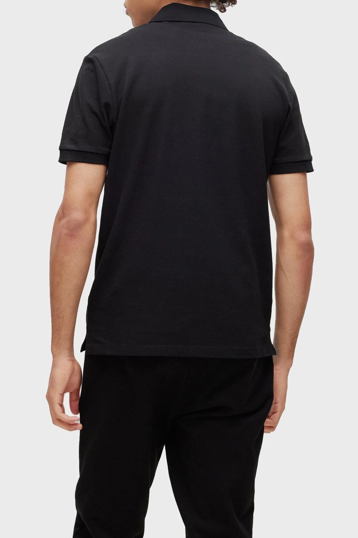 Hugo Pamuklu Slim Fit Düğmeli Erkek Polo T Shirt 50484715 001 SİYAH - 3