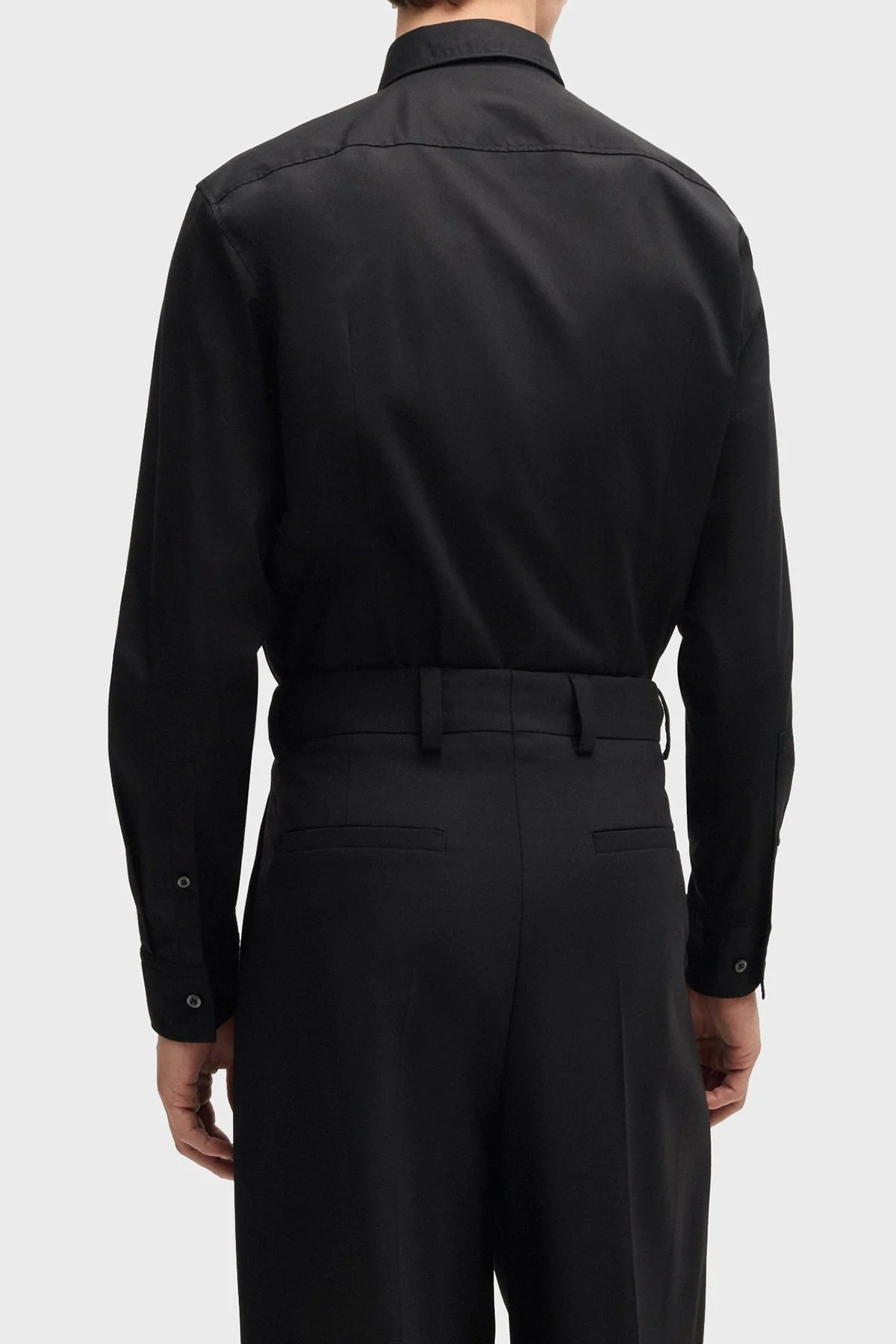 Hugo Pamuklu Slim Fit Erkek Gömlek 50505315 001 SİYAH - 3