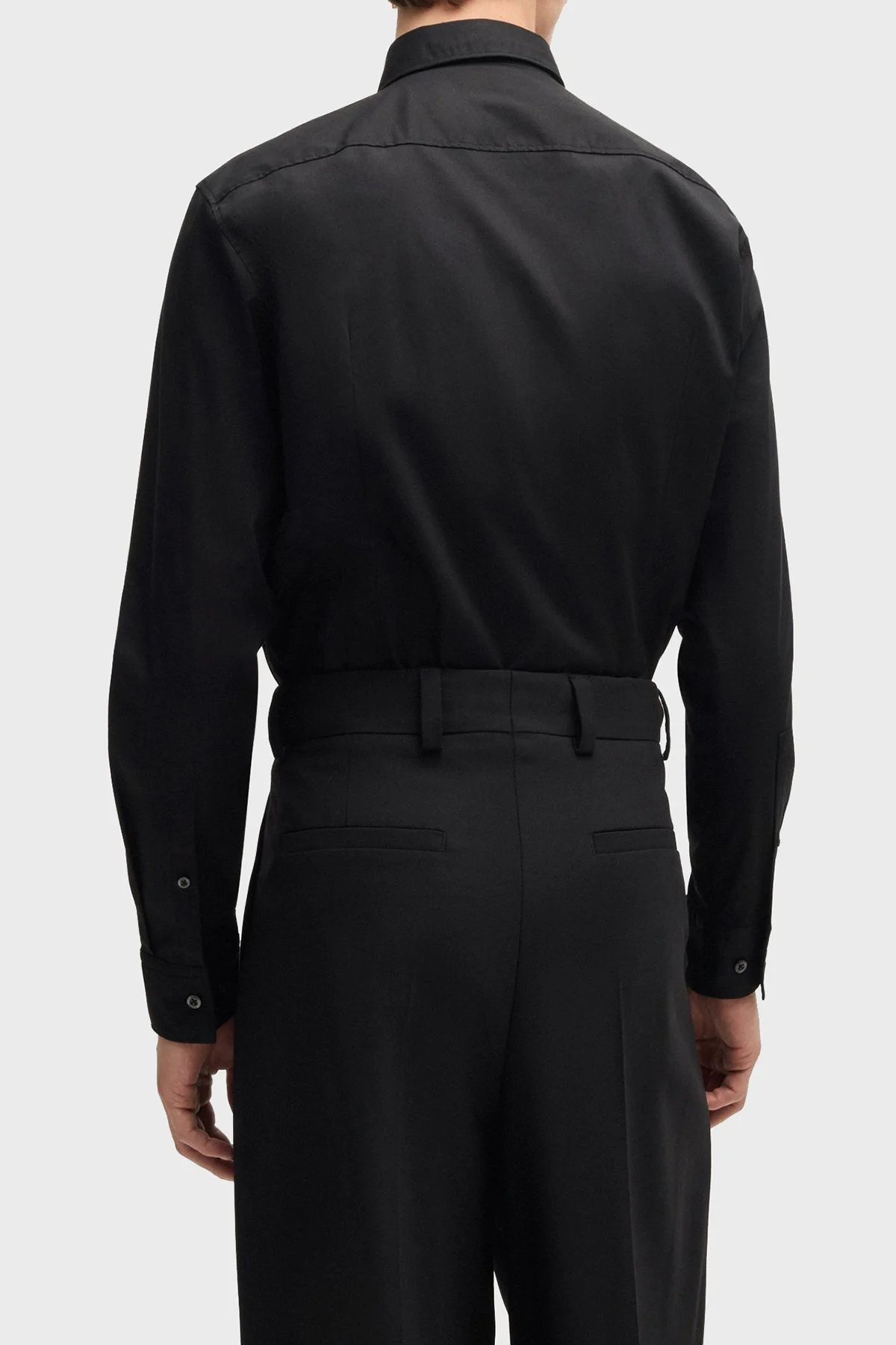 Hugo Pamuklu Slim Fit Erkek Gömlek 50505315 001 SİYAH - 3