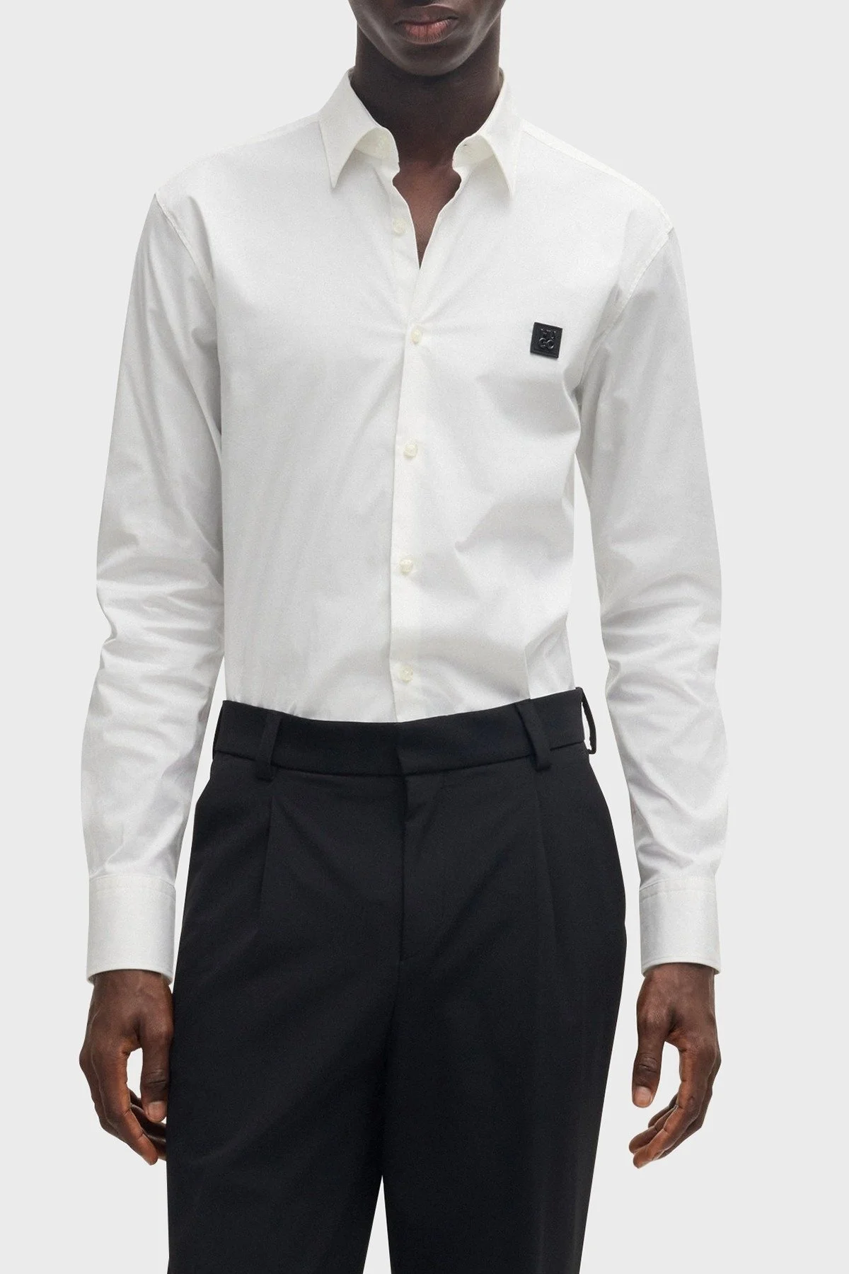 Hugo Pamuklu Slim Fit Erkek Gömlek 50505315 199 BEYAZ - 1