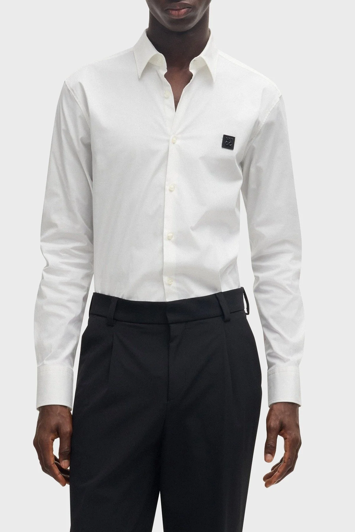 Hugo Pamuklu Slim Fit Erkek Gömlek 50505315 199 BEYAZ - 1